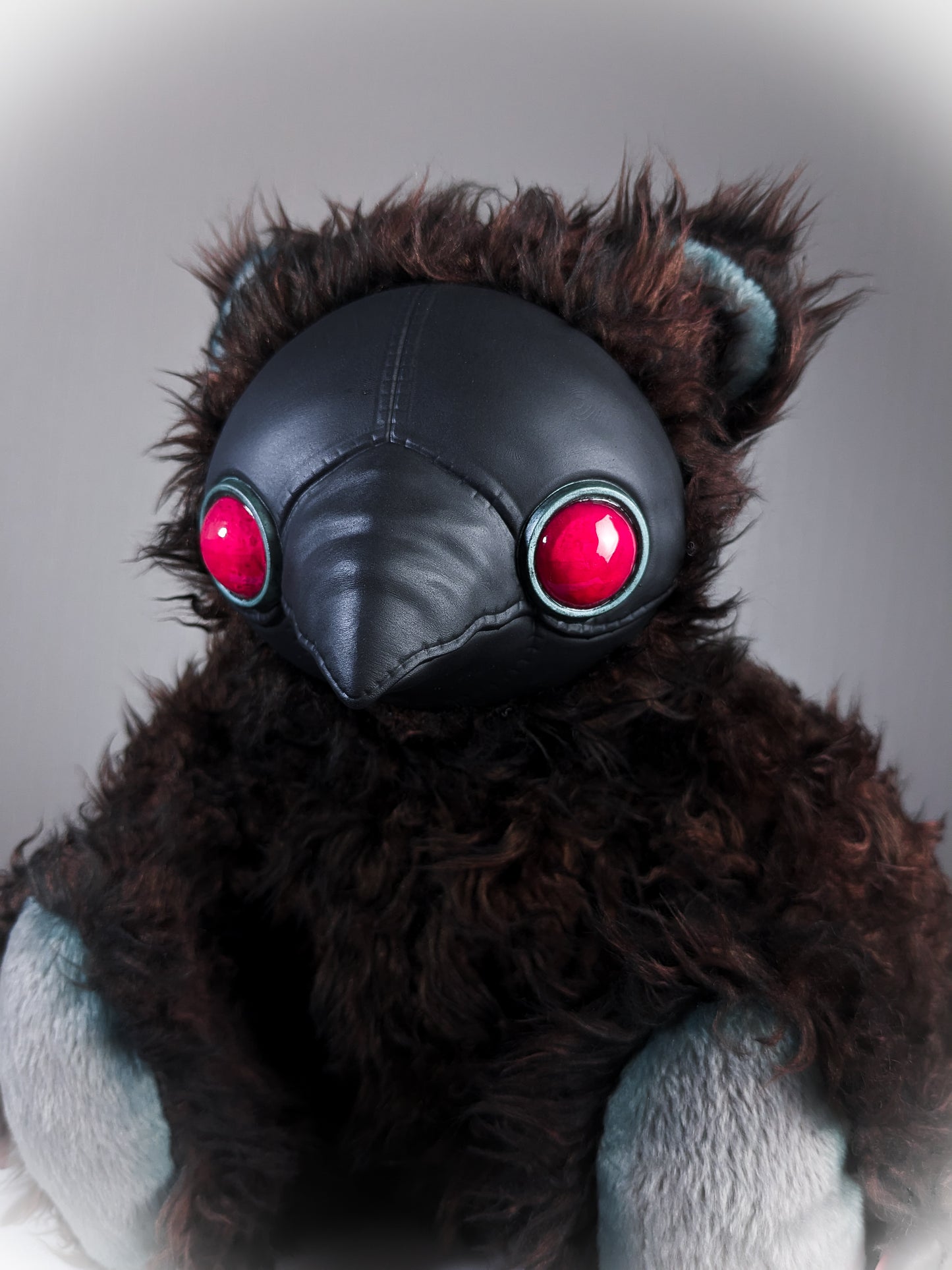 Curious Remedies: AMBROISE - CRYPTCRITZ Handcrafted Creepy Cute Plague Doctor Art Doll Plush Toy for Eccentric Souls