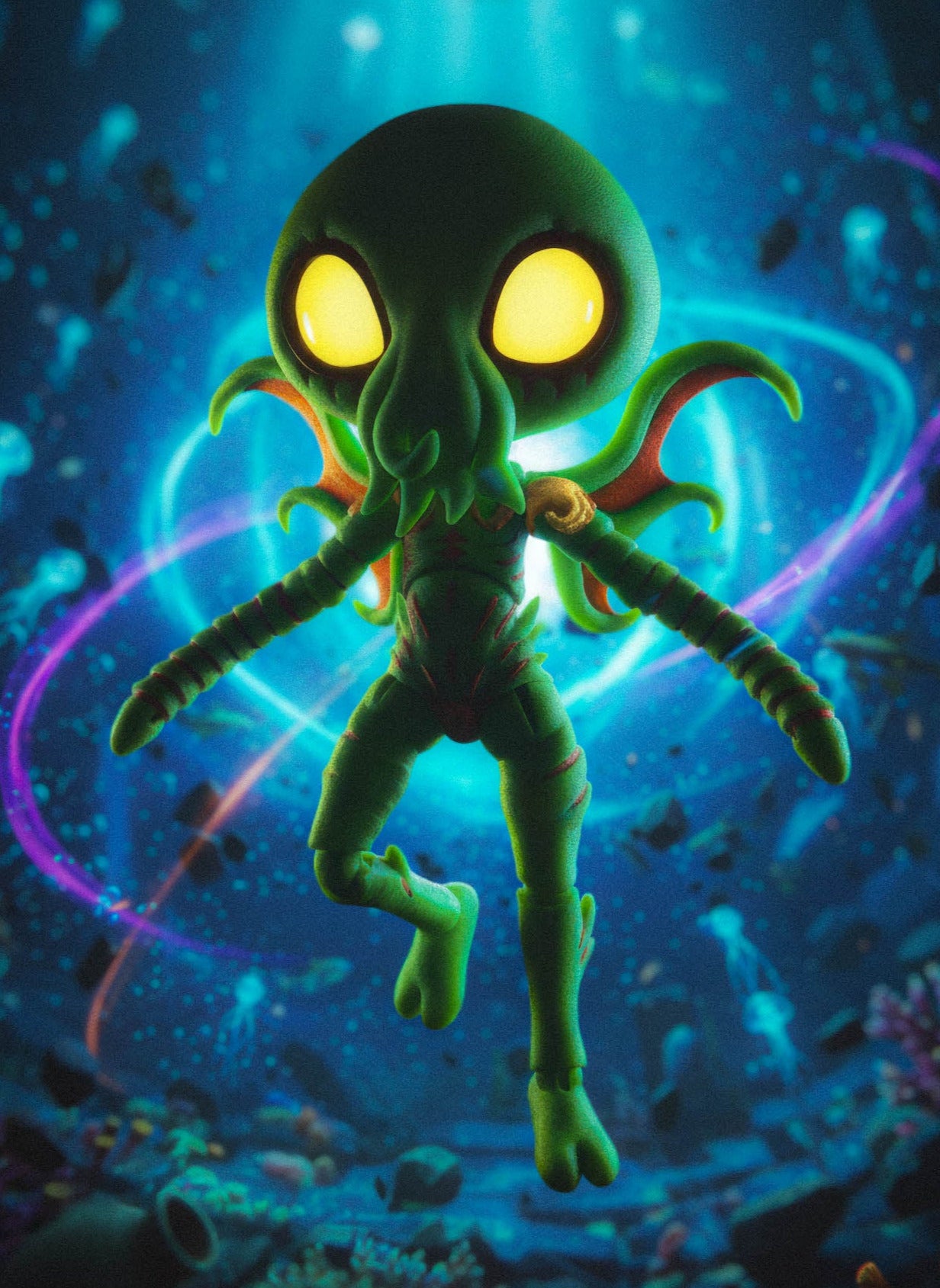 ELDRIBERRY - GLOOMBERRIES Cthulhu Themed Ball Jointed Doll for FDM/Resin Printing