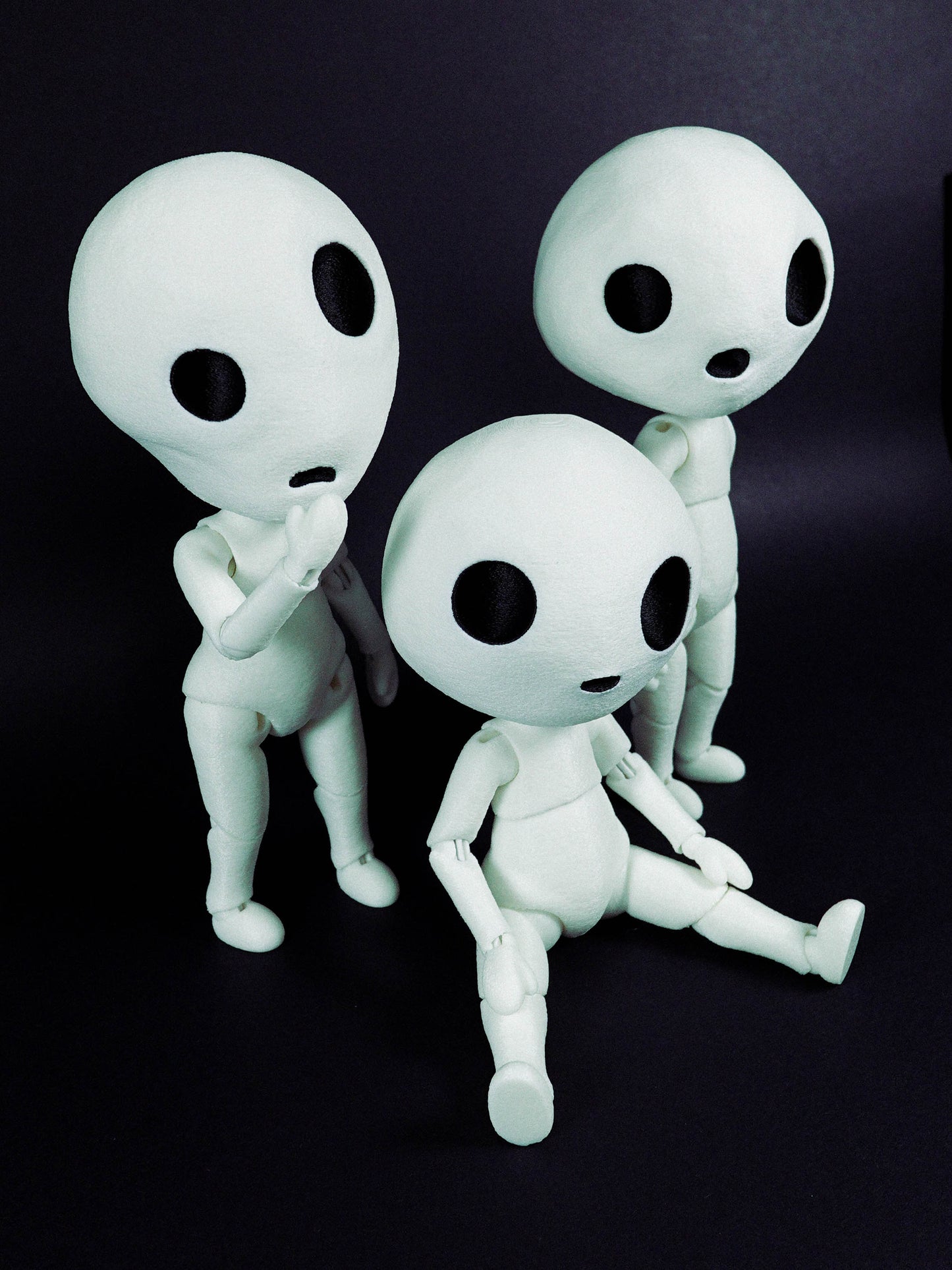 [TOKABERRY BJD ADDON] - KODAMA Head Pack (Ball Jointed Doll) for FDM/Resin Printing