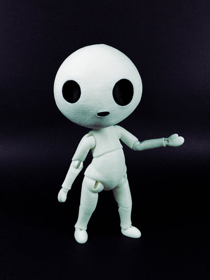 [TOKABERRY BJD ADDON] - KODAMA Head Pack (Ball Jointed Doll) for FDM/Resin Printing