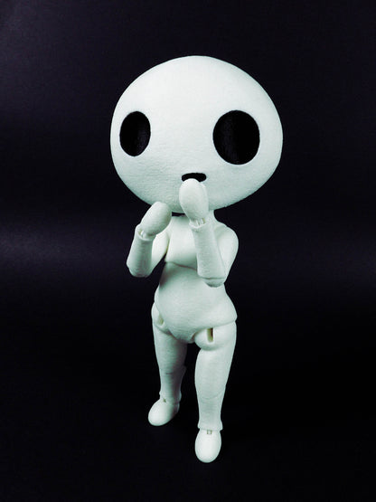 [TOKABERRY BJD ADDON] - KODAMA Head Pack (Ball Jointed Doll) for FDM/Resin Printing
