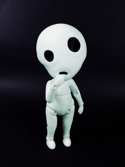 [TOKABERRY BJD ADDON] - KODAMA Head Pack (Ball Jointed Doll) for FDM/Resin Printing