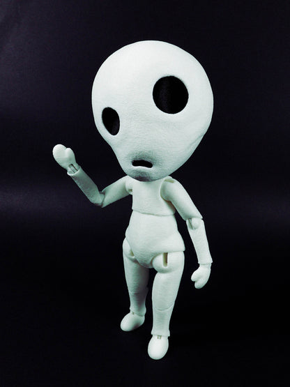 [TOKABERRY BJD ADDON] - KODAMA Head Pack (Ball Jointed Doll) for FDM/Resin Printing