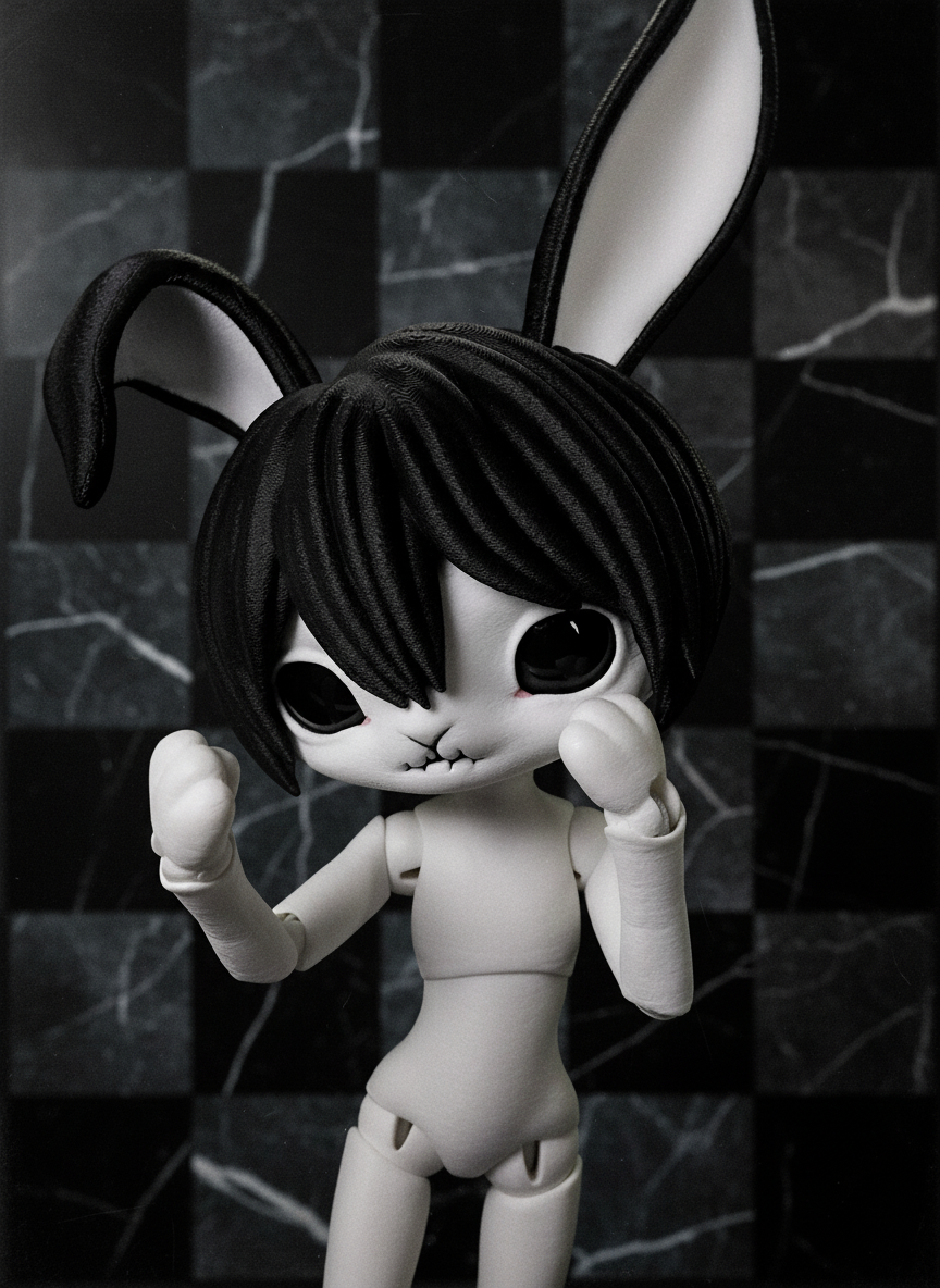 MORI BJD - Rabbit Ball Jointed Doll for FDM/Resin Printing
