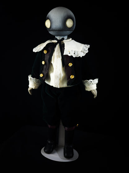 Depression Dolls: LOCUST BOY II - Handmade Gothic Art Doll for Enigmatic Souls