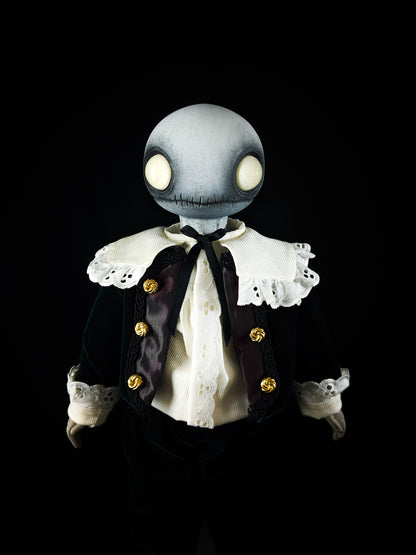 Depression Dolls: LOCUST BOY II - Handmade Gothic Art Doll for Enigmatic Souls