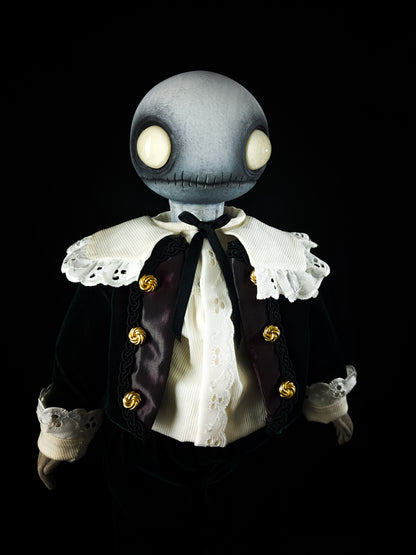 Depression Dolls: LOCUST BOY II - Handmade Gothic Art Doll for Enigmatic Souls