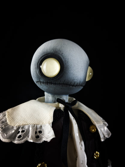 Depression Dolls: LOCUST BOY II - Handmade Gothic Art Doll for Enigmatic Souls