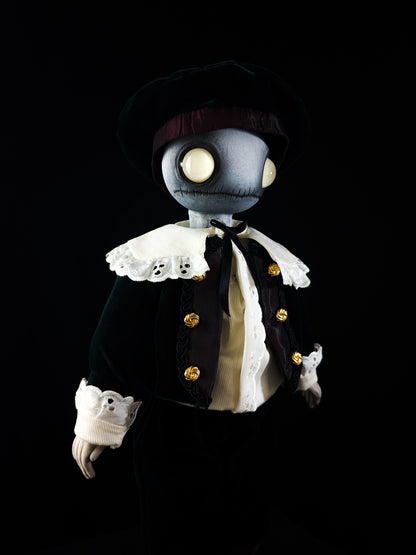 Depression Dolls: LOCUST BOY II - Handmade Gothic Art Doll for Enigmatic Souls