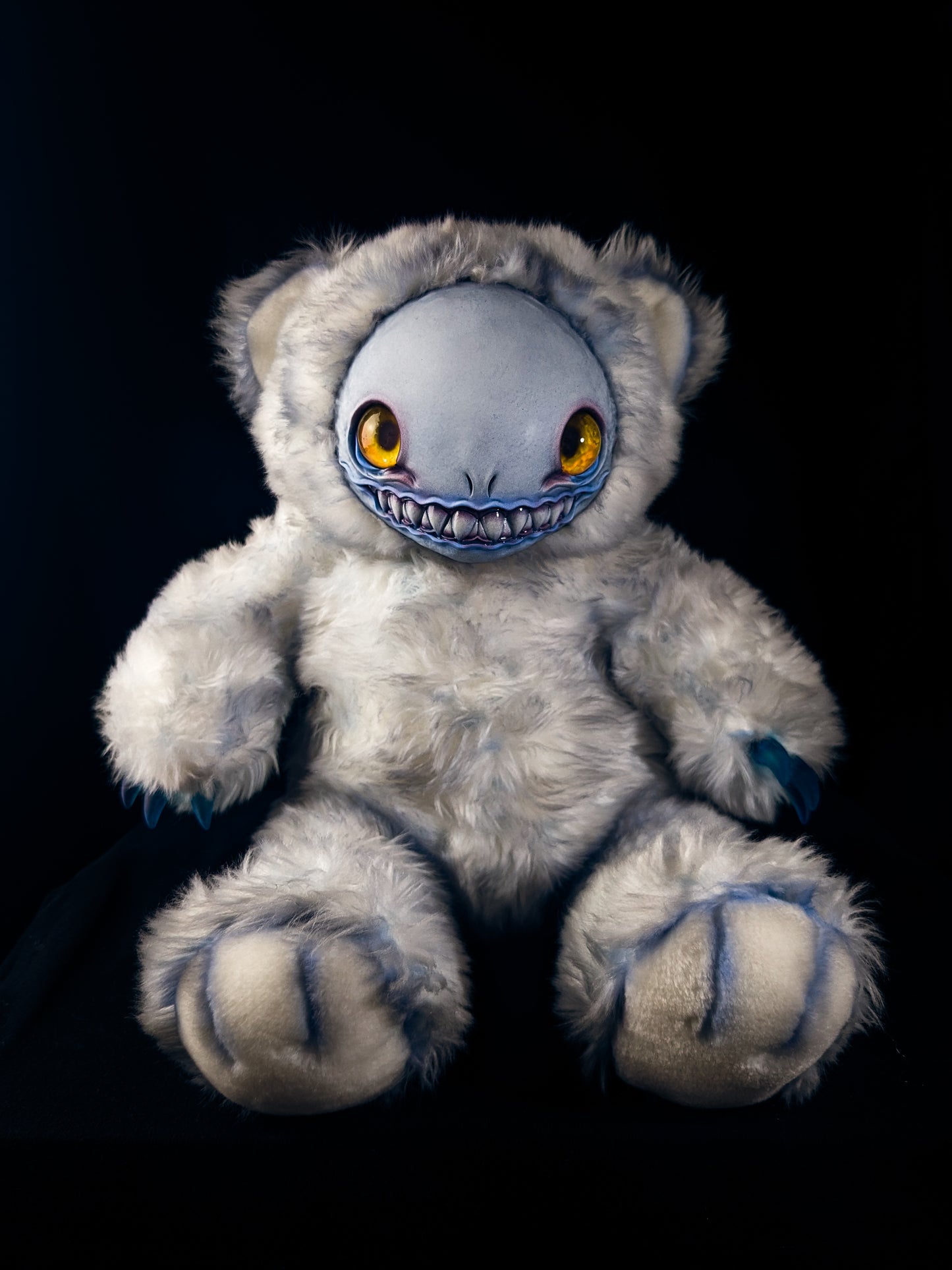 Slithering Snowflake: FRIEND - CRYPTCRITZ Handcrafted Alien Art Doll Plush Toy for Cosmic Dreamers