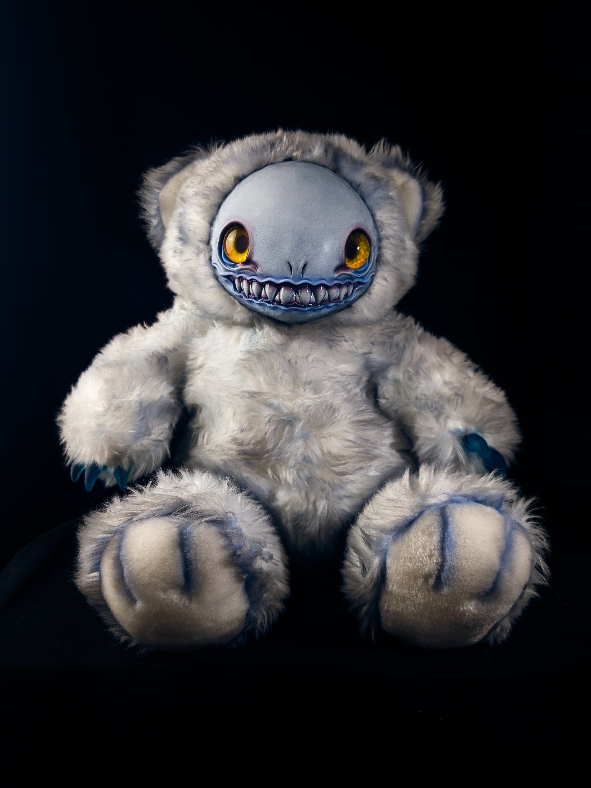 Slithering Snowflake: FRIEND - CRYPTCRITZ Handcrafted Alien Art Doll Plush Toy for Cosmic Dreamers