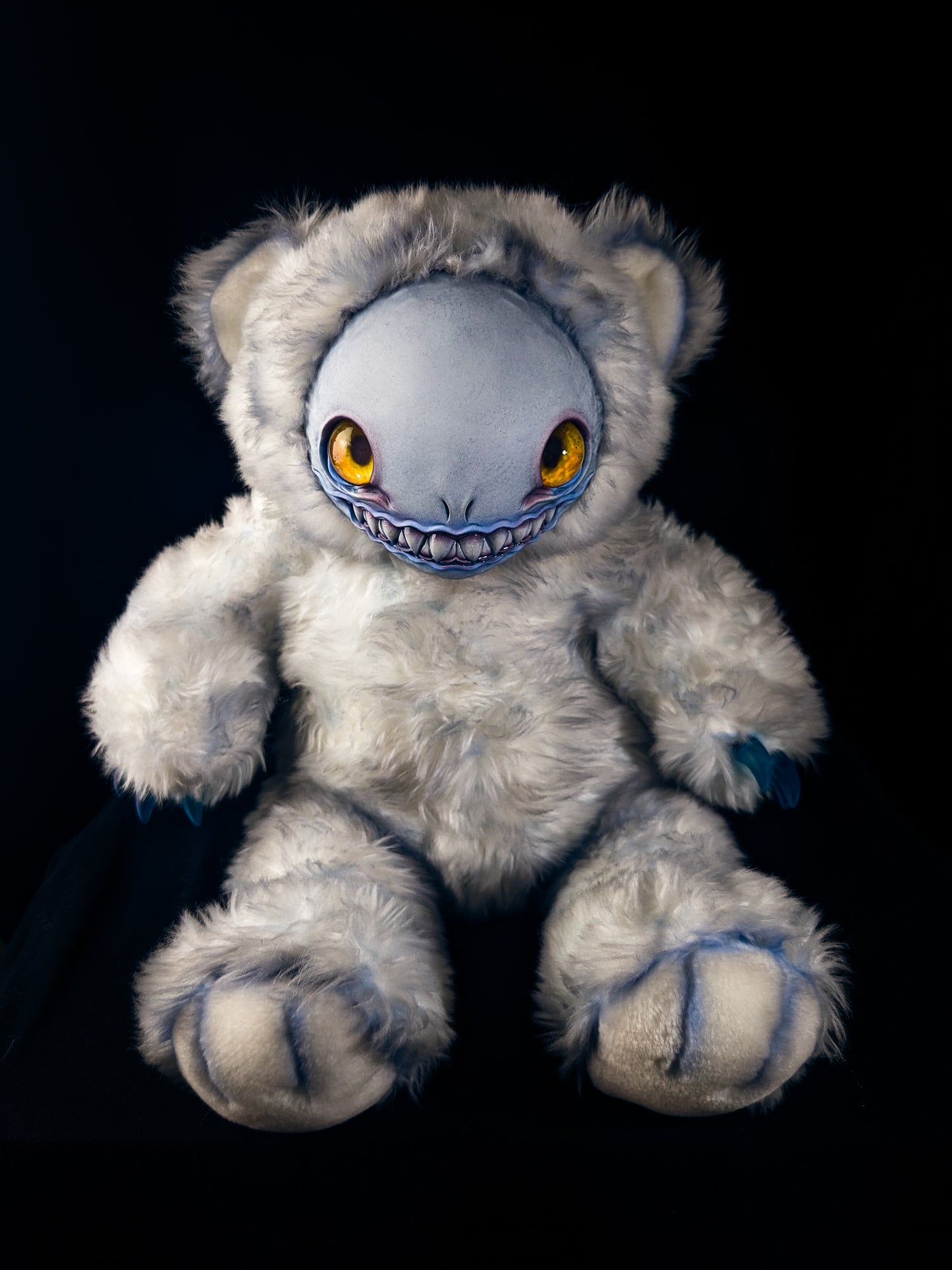 Slithering Snowflake: FRIEND - CRYPTCRITZ Handcrafted Alien Art Doll Plush Toy for Cosmic Dreamers