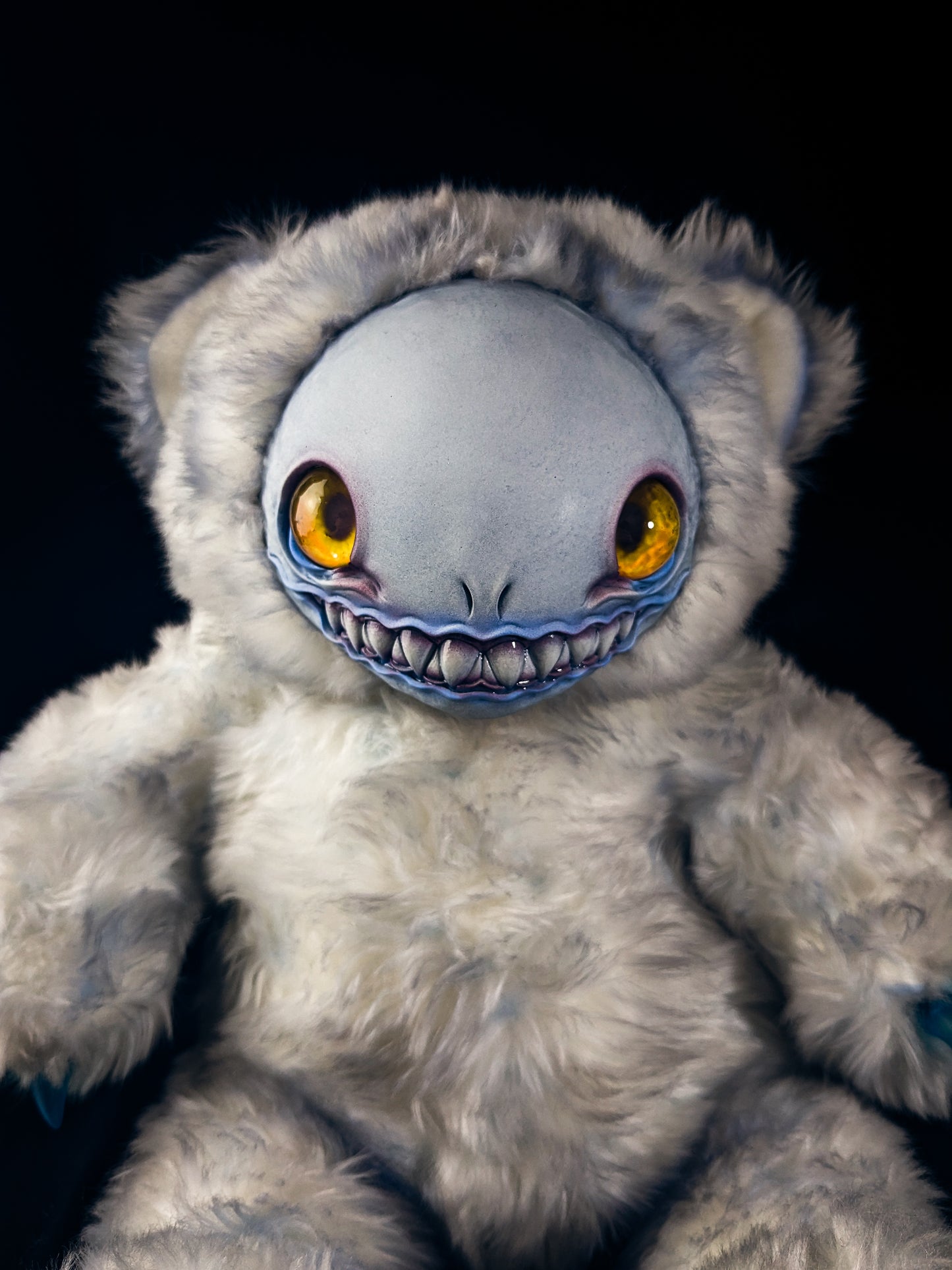 Slithering Snowflake: FRIEND - CRYPTCRITZ Handcrafted Alien Art Doll Plush Toy for Cosmic Dreamers