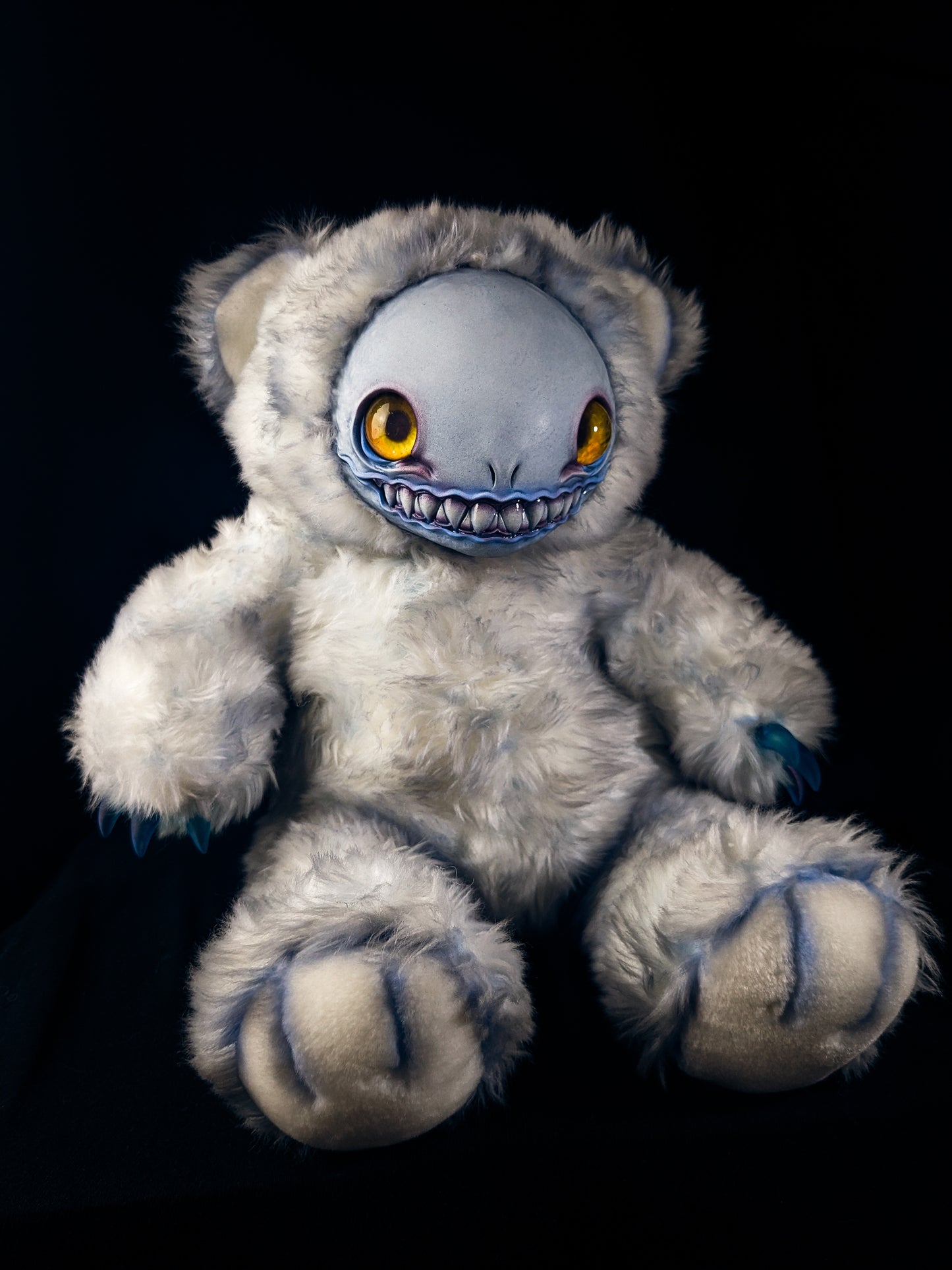 Slithering Snowflake: FRIEND - CRYPTCRITZ Handcrafted Alien Art Doll Plush Toy for Cosmic Dreamers