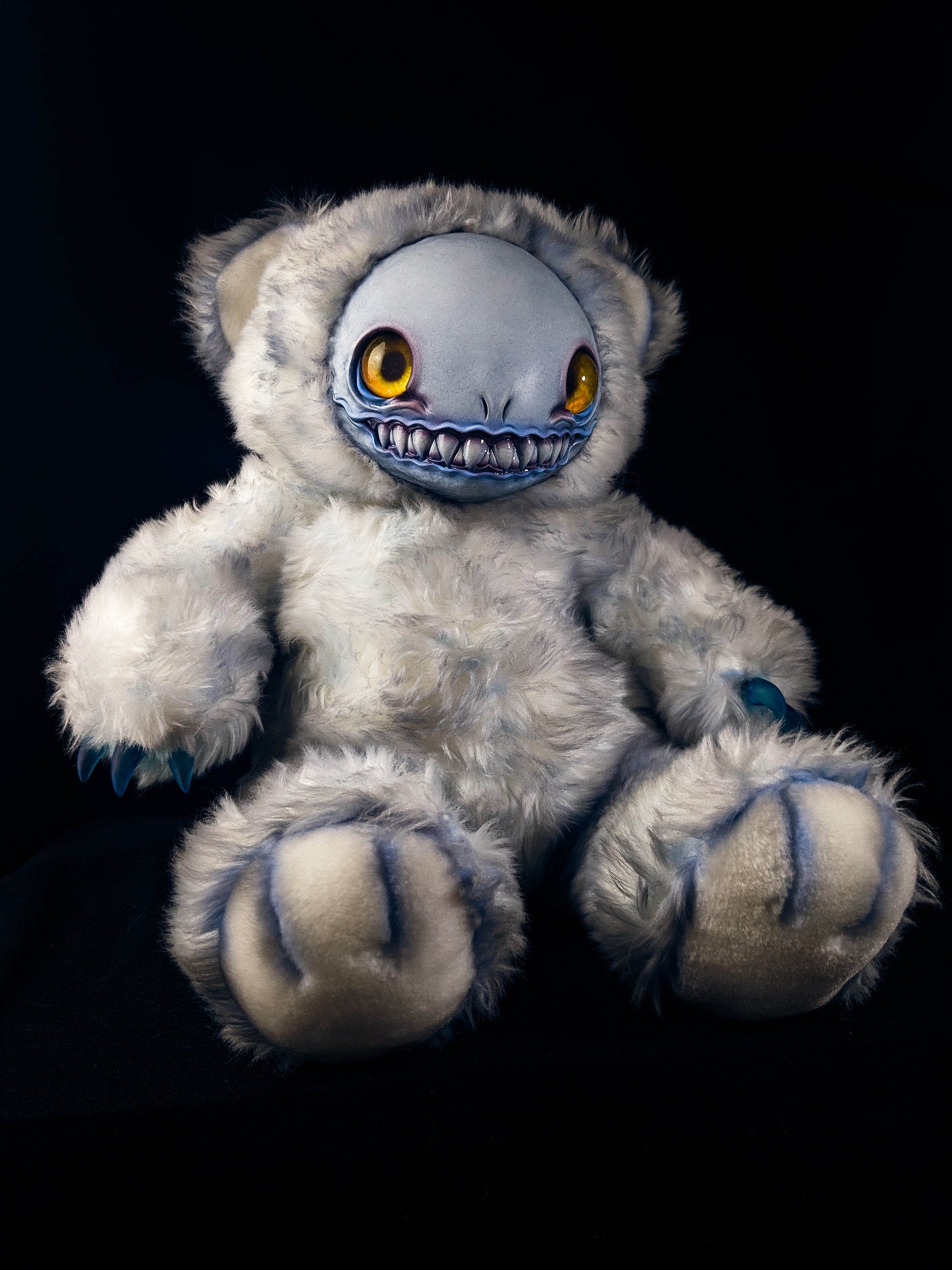 Slithering Snowflake: FRIEND - CRYPTCRITZ Handcrafted Alien Art Doll Plush Toy for Cosmic Dreamers