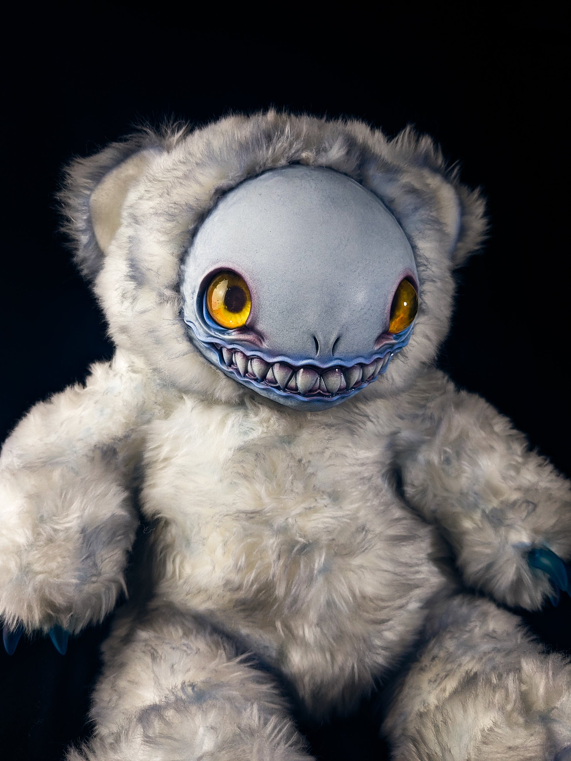 Slithering Snowflake: FRIEND - CRYPTCRITZ Handcrafted Alien Art Doll Plush Toy for Cosmic Dreamers