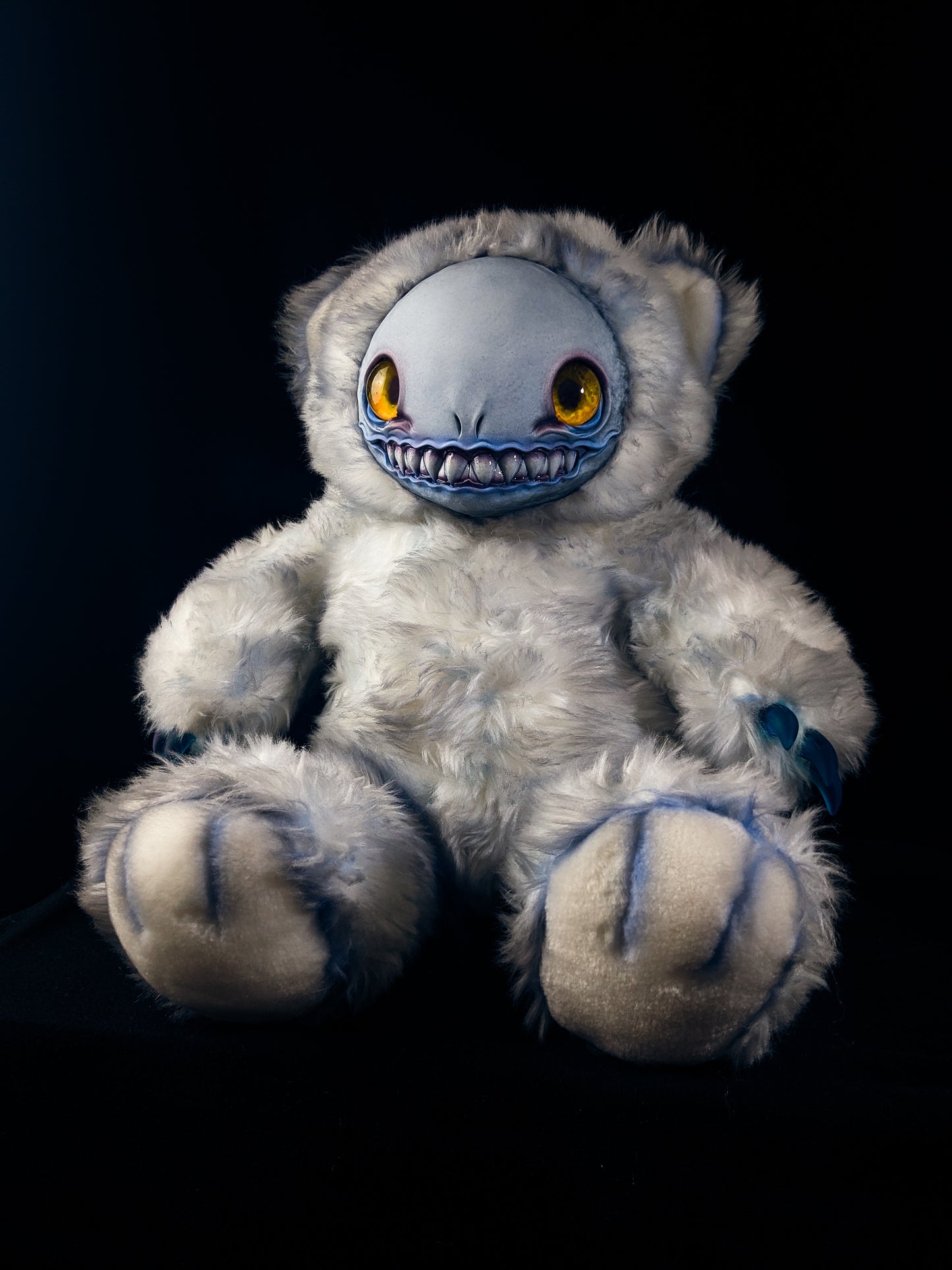 Slithering Snowflake: FRIEND - CRYPTCRITZ Handcrafted Alien Art Doll Plush Toy for Cosmic Dreamers