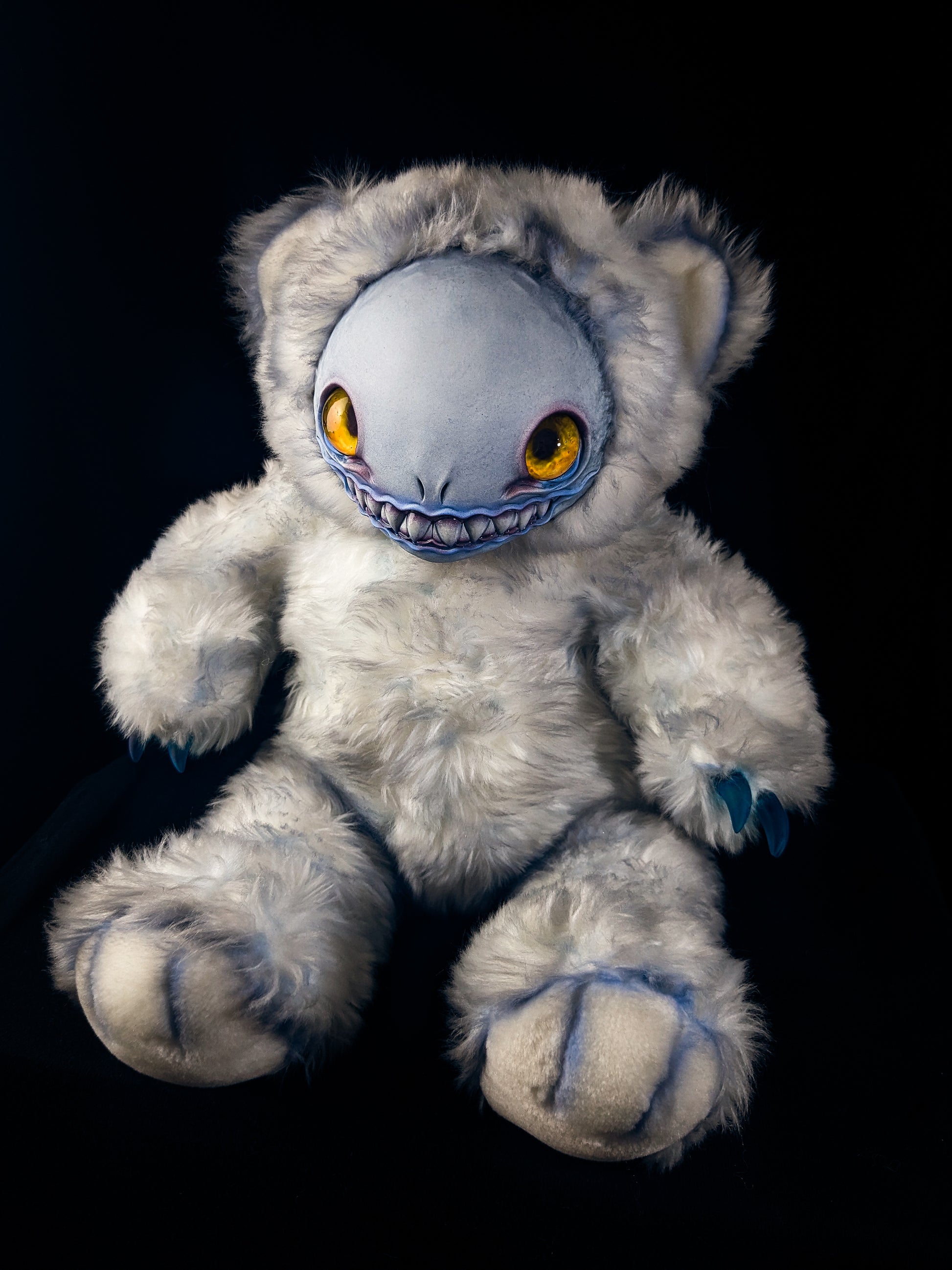 Slithering Snowflake: FRIEND - CRYPTCRITZ Handcrafted Alien Art Doll Plush Toy for Cosmic Dreamers