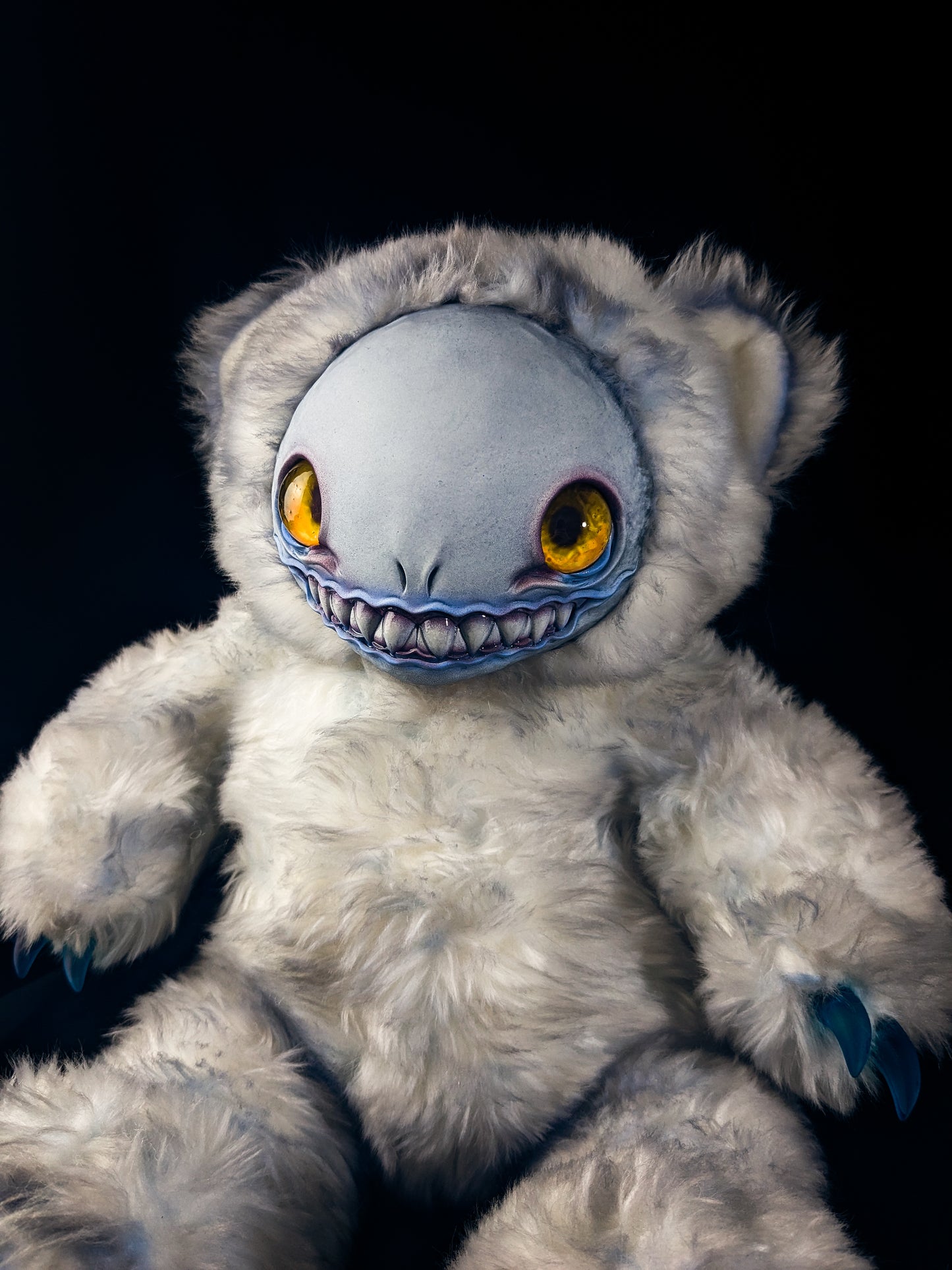 Slithering Snowflake: FRIEND - CRYPTCRITZ Handcrafted Alien Art Doll Plush Toy for Cosmic Dreamers