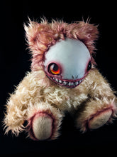 Load image into Gallery viewer, Bloody Gaze: FRIEND - CRYPTCRITZ Handcrafted Alien Art Doll Plush Toy for Cosmic Dreamers
