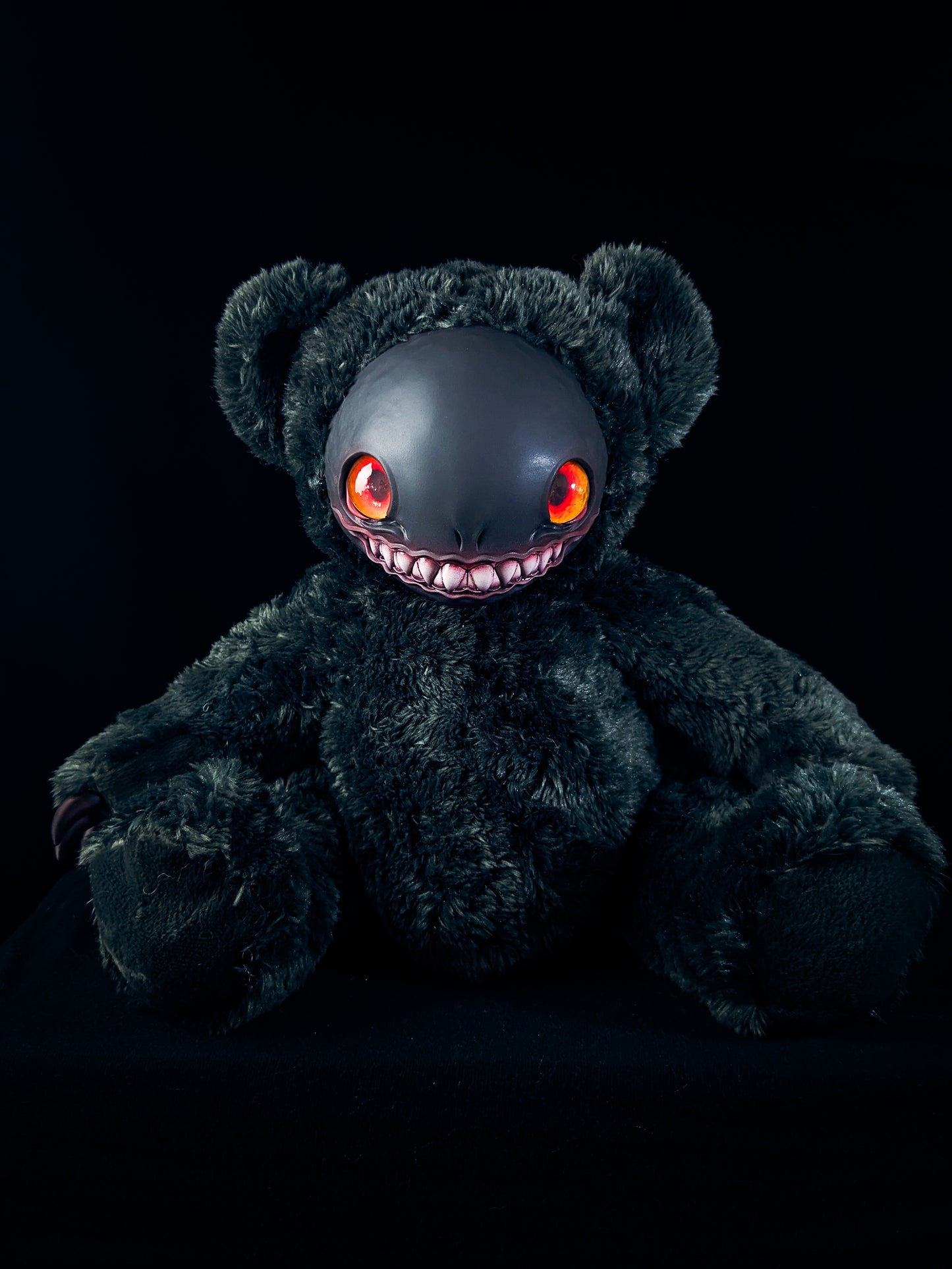 Dark Delight: FRIEND - CRYPTCRITZ Handcrafted Alien Art Doll Plush Toy for Cosmic Dreamers