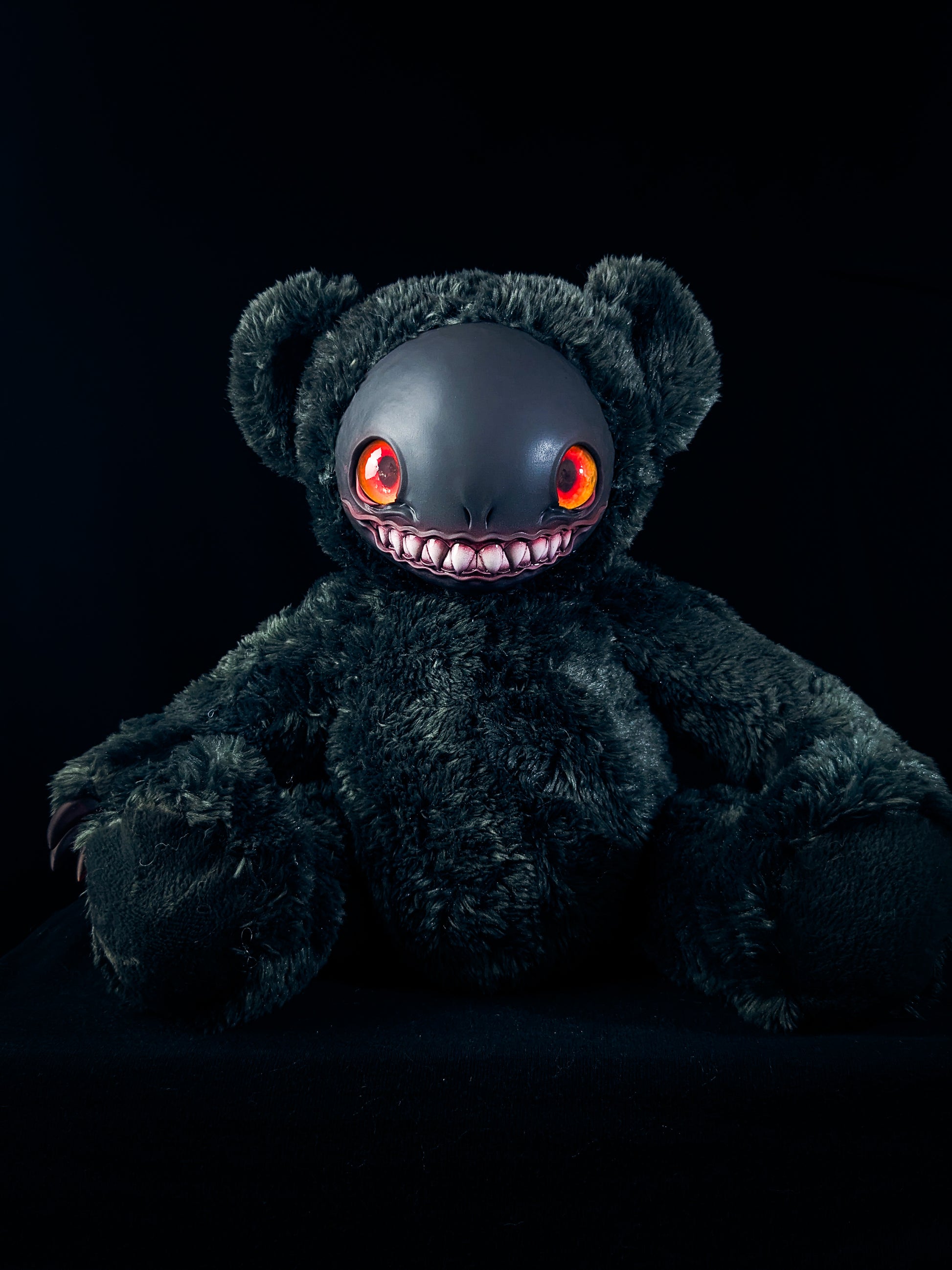 Dark Delight: FRIEND - CRYPTCRITZ Handcrafted Alien Art Doll Plush Toy for Cosmic Dreamers