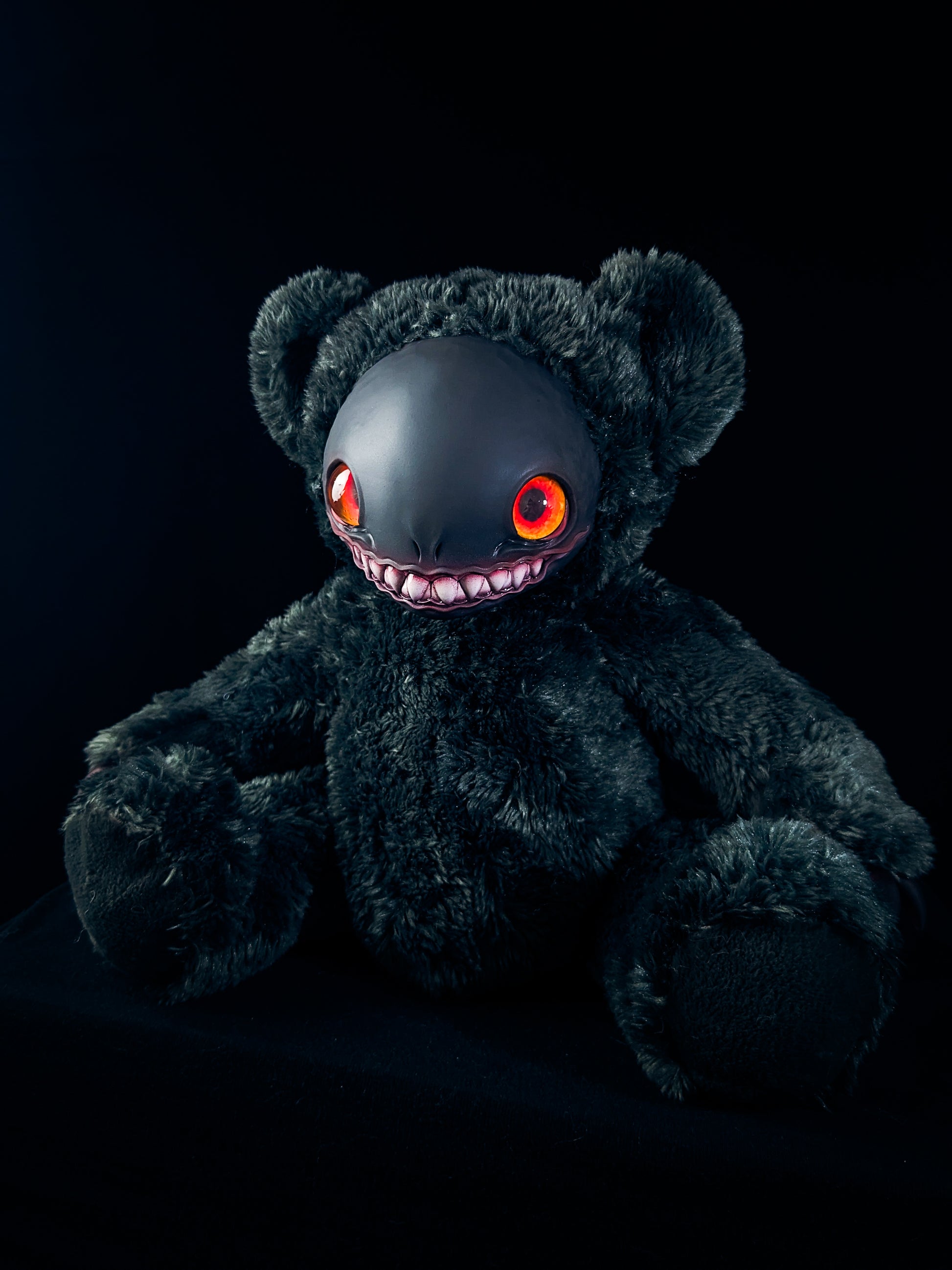 Dark Delight: FRIEND - CRYPTCRITZ Handcrafted Alien Art Doll Plush Toy for Cosmic Dreamers