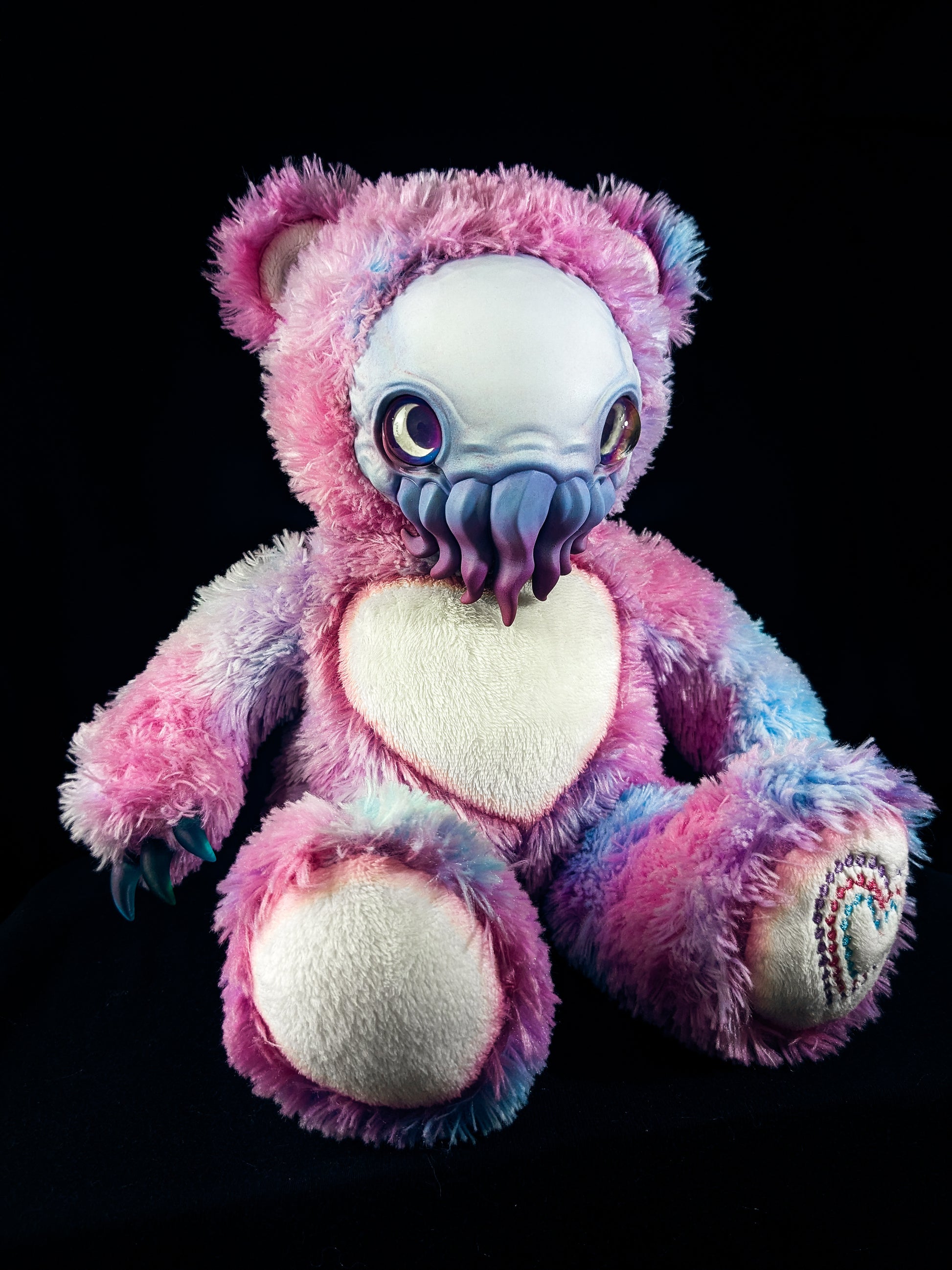Cthulhu Floss: ELDINUTH - CRYPTCRITS Handcrafted Lovecraftian Cthulhu Art Doll Plush Toy for Eldritch Entities