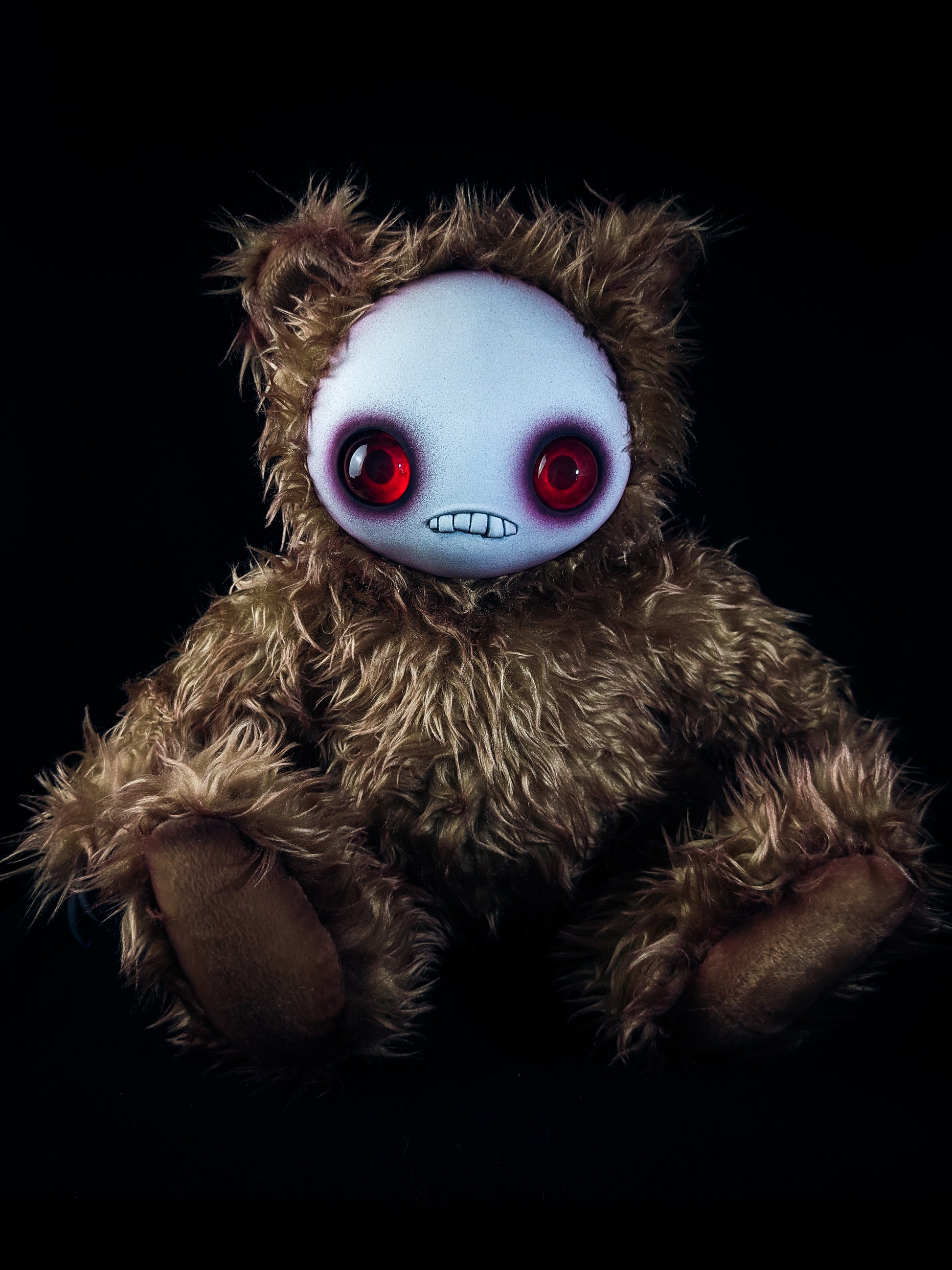 Teething Pains: JITTERS - CRYPTCRITZ Handcrafted Creepy Monster Art Doll Plush Toy for Unhinged Individuals