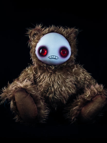 Teething Pains: JITTERS - CRYPTCRITZ Handcrafted Creepy Monster Art Doll Plush Toy for Unhinged Individuals