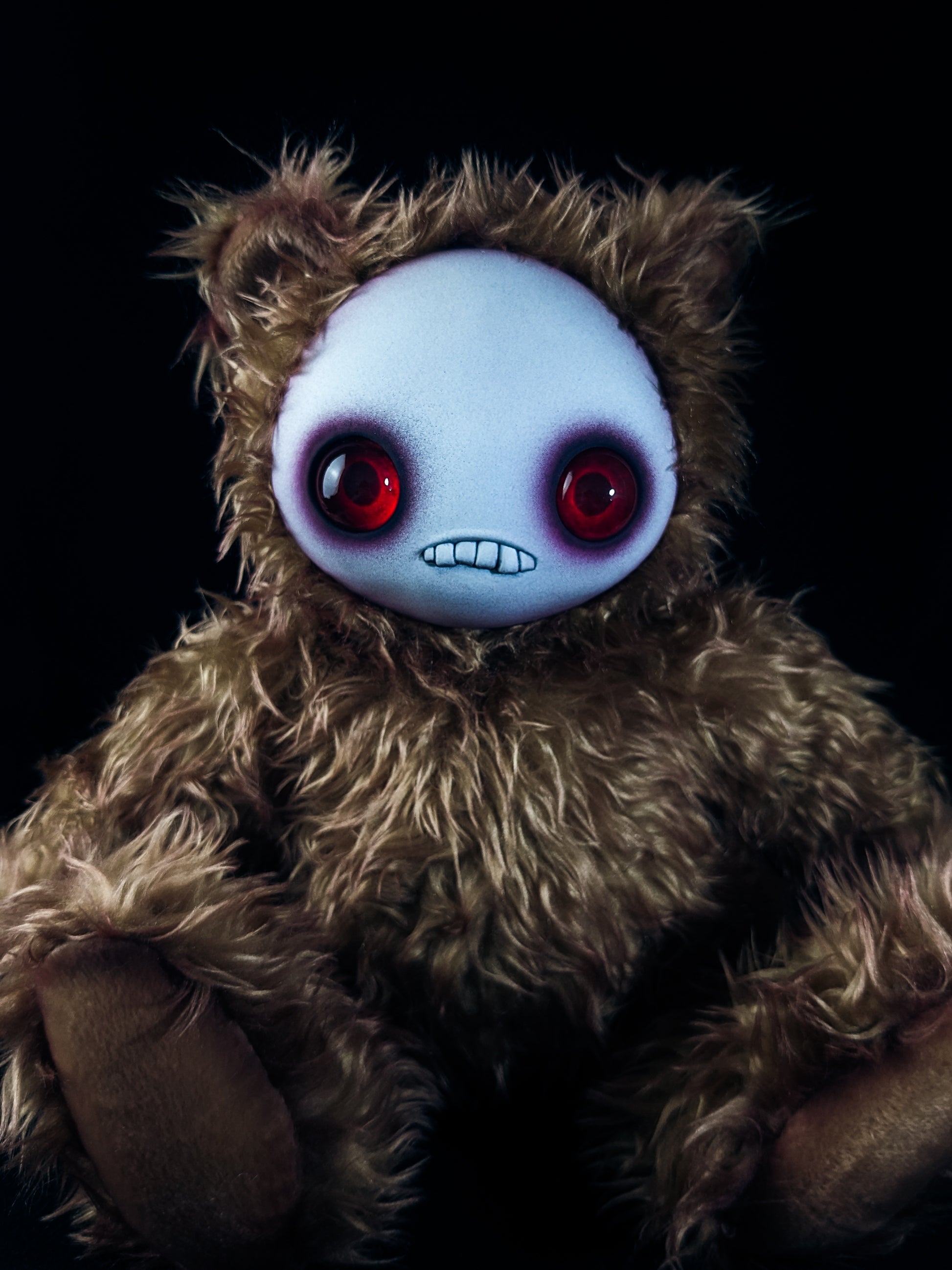 Teething Pains: JITTERS - CRYPTCRITZ Handcrafted Creepy Monster Art Doll Plush Toy for Unhinged Individuals