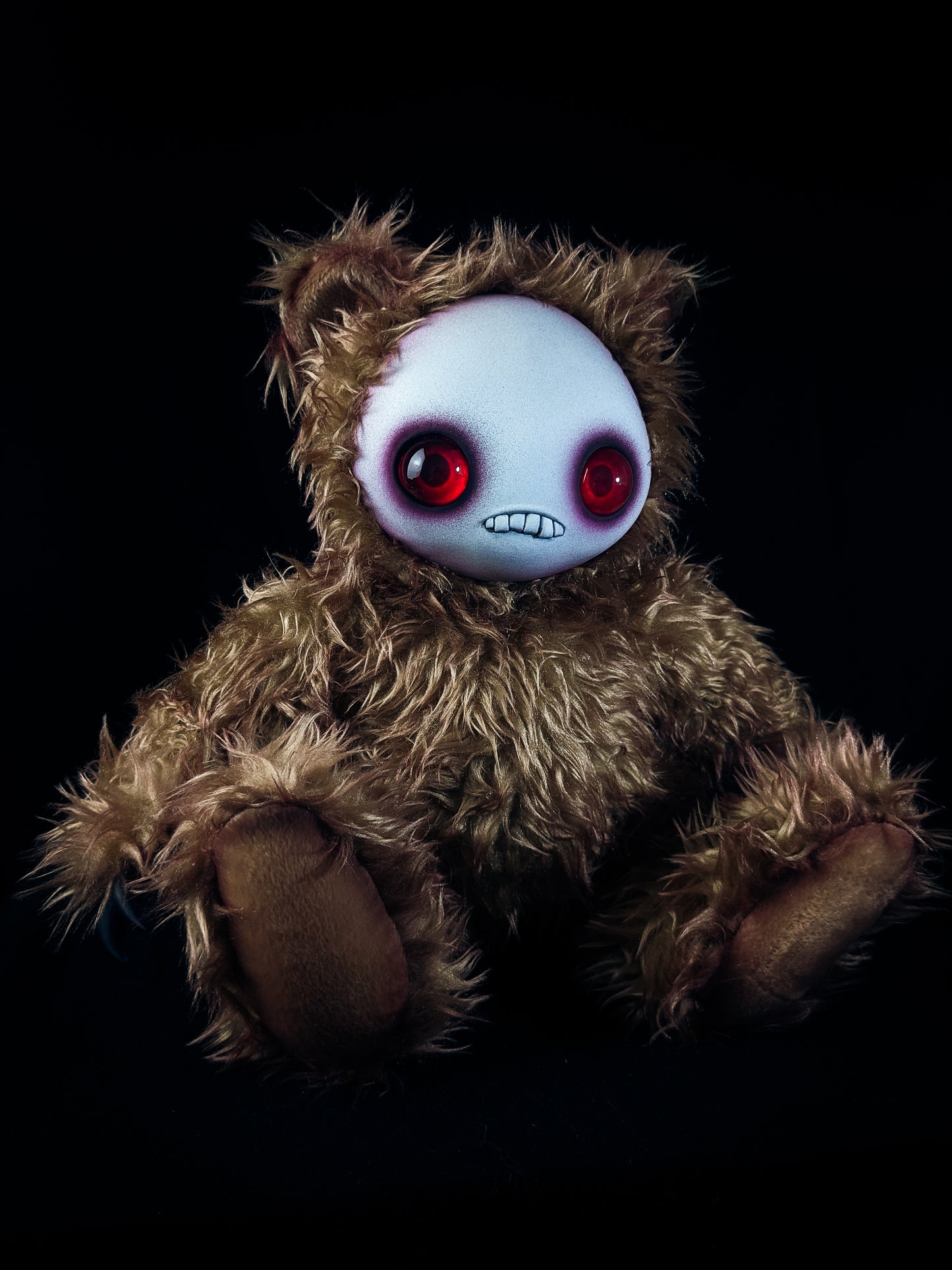 Teething Pains: JITTERS - CRYPTCRITZ Handcrafted Creepy Monster Art Doll Plush Toy for Unhinged Individuals