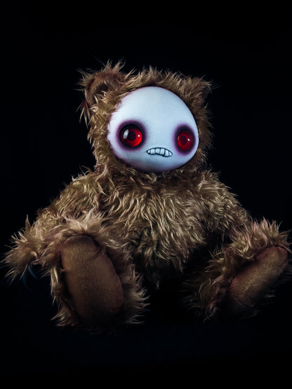Teething Pains: JITTERS - CRYPTCRITZ Handcrafted Creepy Monster Art Doll Plush Toy for Unhinged Individuals
