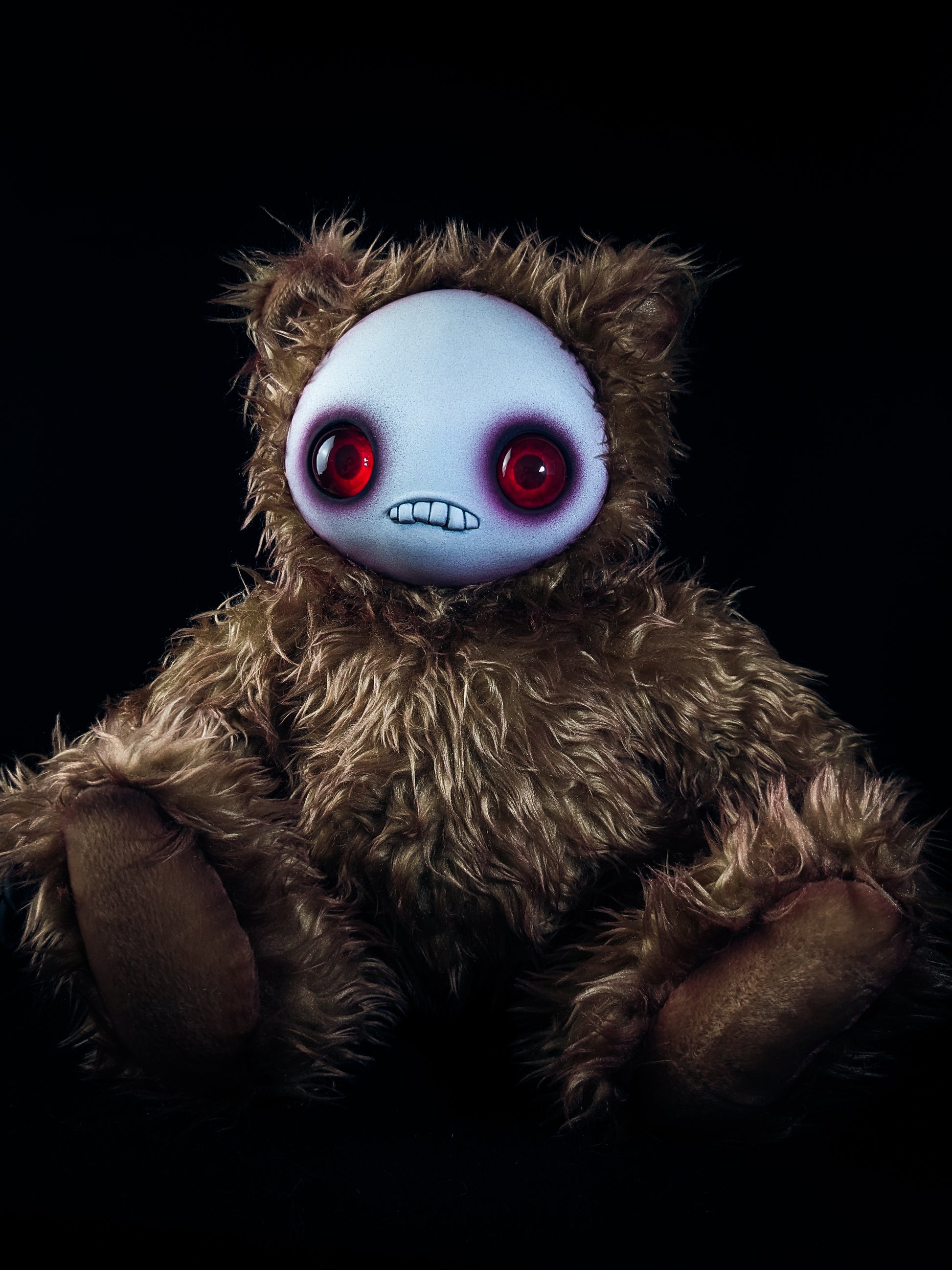 Teething Pains: JITTERS - CRYPTCRITZ Handcrafted Creepy Monster Art Doll Plush Toy for Unhinged Individuals