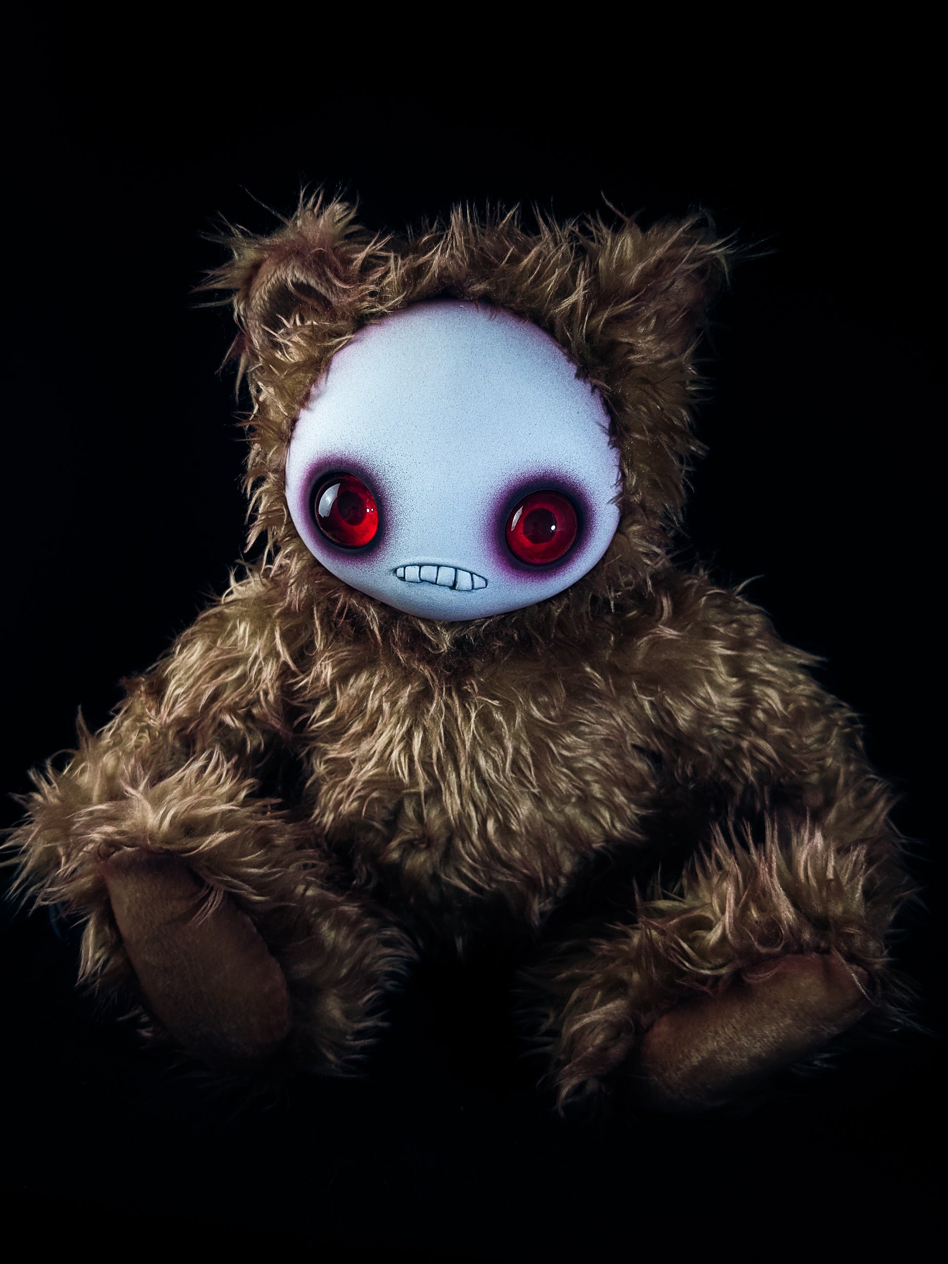 Teething Pains: JITTERS - CRYPTCRITZ Handcrafted Creepy Monster Art Doll Plush Toy for Unhinged Individuals