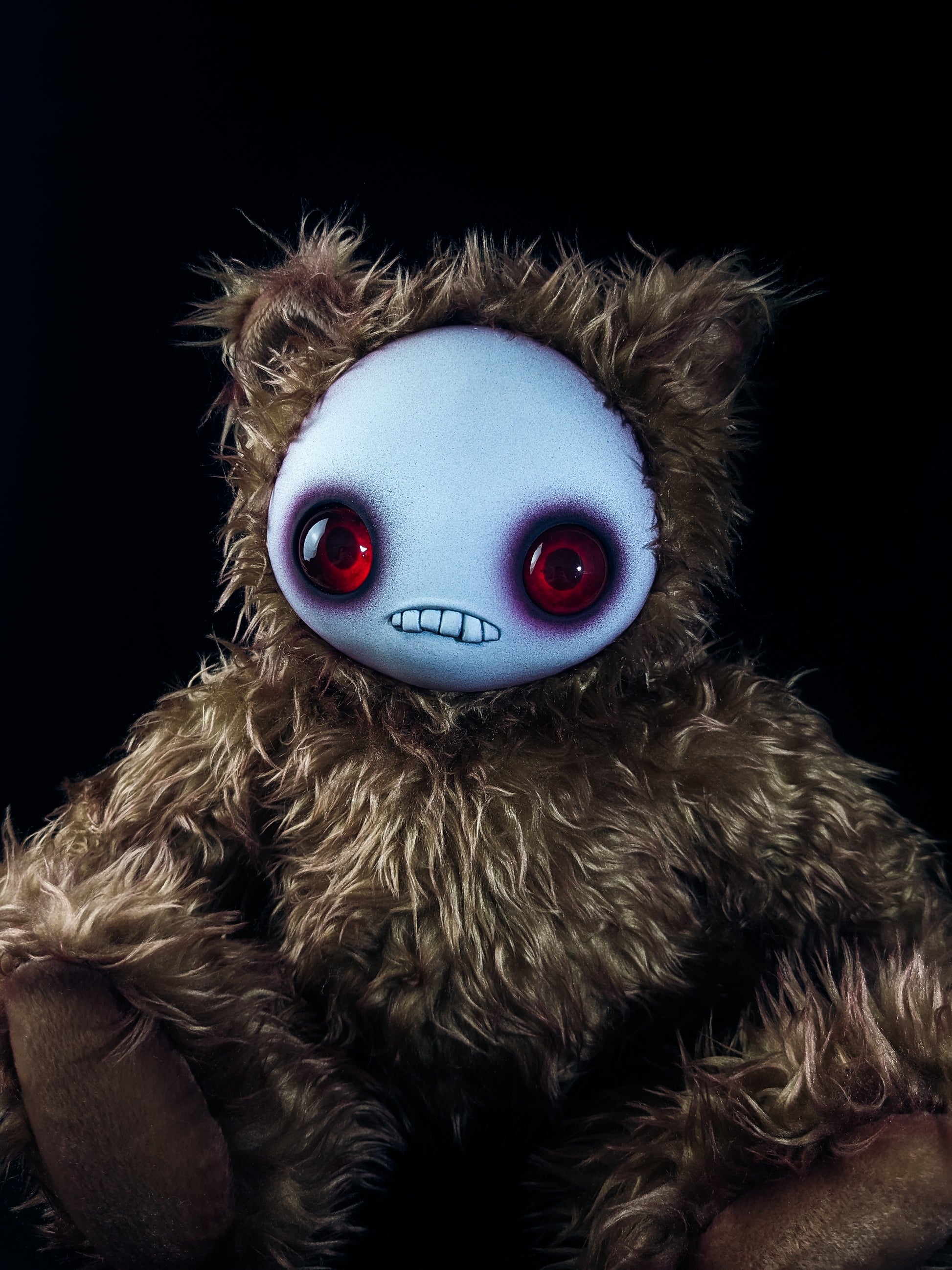 Teething Pains: JITTERS - CRYPTCRITZ Handcrafted Creepy Monster Art Doll Plush Toy for Unhinged Individuals
