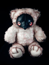 Load image into Gallery viewer, Manic Malpractice: AMBROISE - CRYPTCRITZ Handcrafted Creepy Cute Plague Doctor Art Doll Plush Toy for Eccentric Souls
