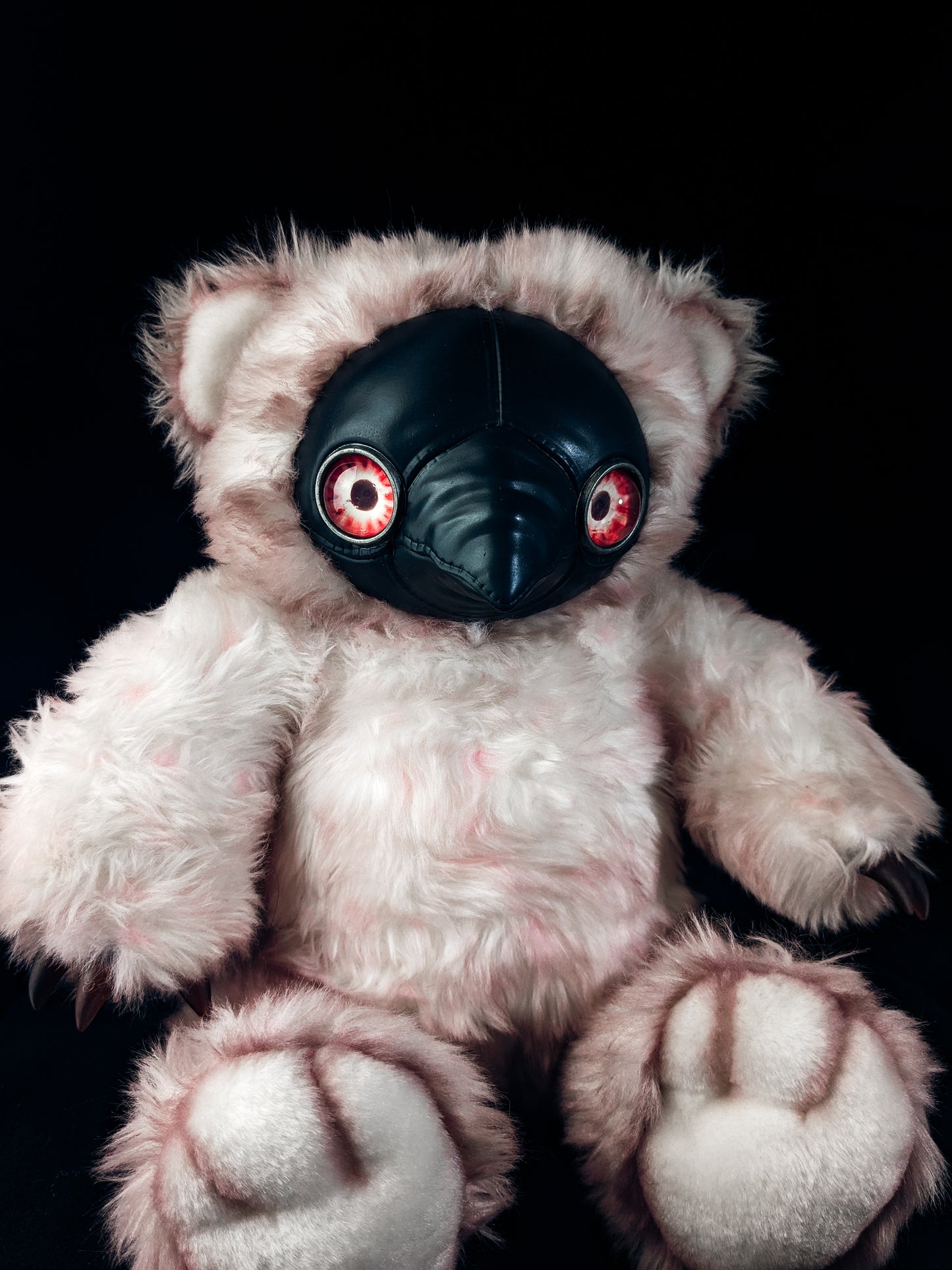 Manic Malpractice: AMBROISE - CRYPTCRITZ Handcrafted Creepy Cute Plague Doctor Art Doll Plush Toy for Eccentric Souls