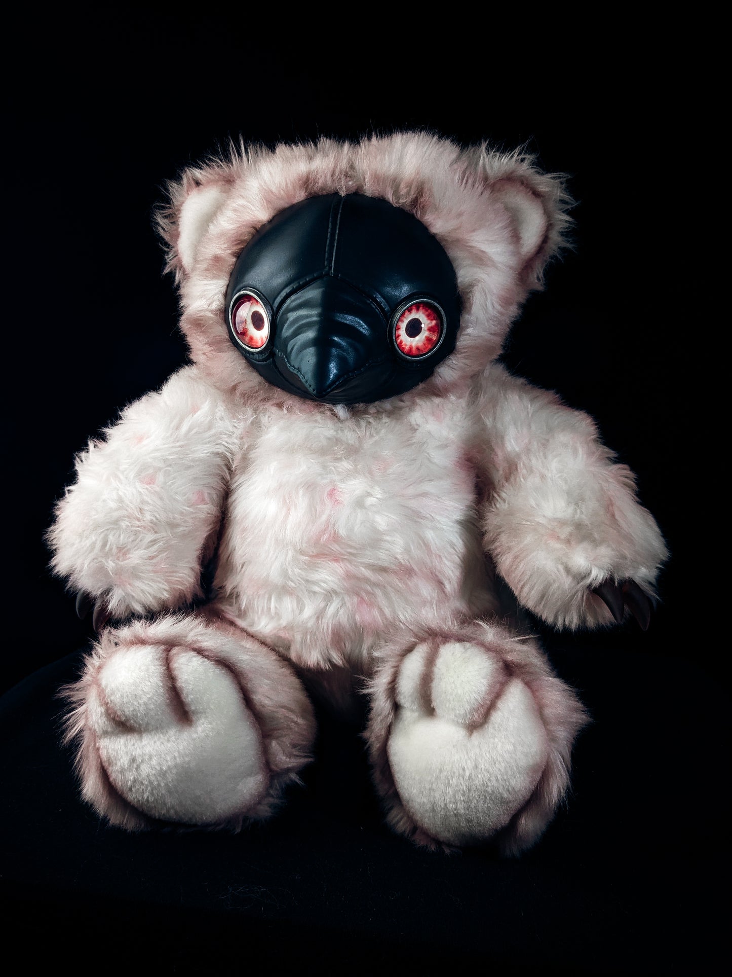 Manic Malpractice: AMBROISE - CRYPTCRITZ Handcrafted Creepy Cute Plague Doctor Art Doll Plush Toy for Eccentric Souls