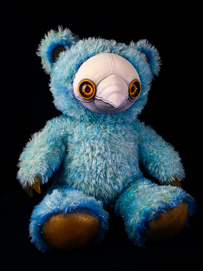 Crazy Capsule: AMBROISE - CRYPTCRITZ Handcrafted Creepy Cute Plague Doctor Art Doll Plush Toy for Eccentric Souls