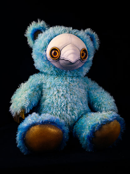 Crazy Capsule: AMBROISE - CRYPTCRITZ Handcrafted Creepy Cute Plague Doctor Art Doll Plush Toy for Eccentric Souls