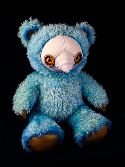 Crazy Capsule: AMBROISE - CRYPTCRITZ Handcrafted Creepy Cute Plague Doctor Art Doll Plush Toy for Eccentric Souls