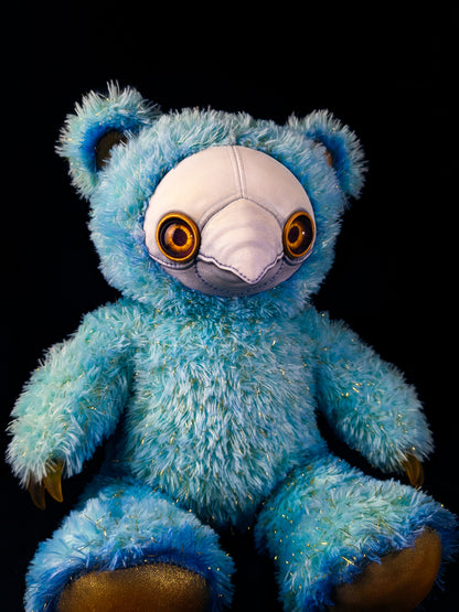 Crazy Capsule: AMBROISE - CRYPTCRITZ Handcrafted Creepy Cute Plague Doctor Art Doll Plush Toy for Eccentric Souls