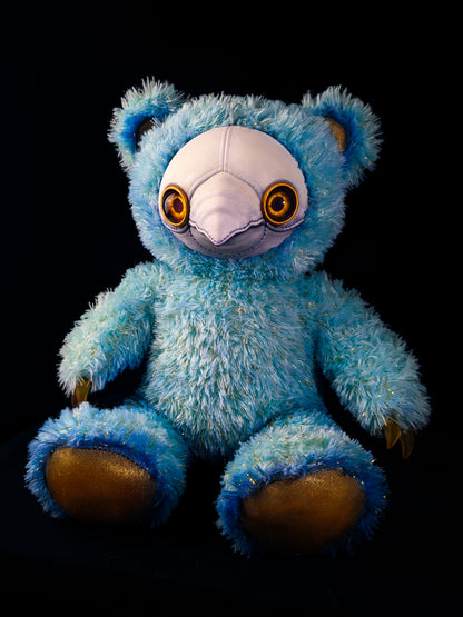 Crazy Capsule: AMBROISE - CRYPTCRITZ Handcrafted Creepy Cute Plague Doctor Art Doll Plush Toy for Eccentric Souls