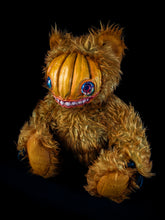 Load image into Gallery viewer, Loathsome Lantern: HAUNTVESTER - CRYPTCRITZ Handcrafted Creepy Cute Halloween Pumpkin Art Doll Plush Toy for Spooky Souls
