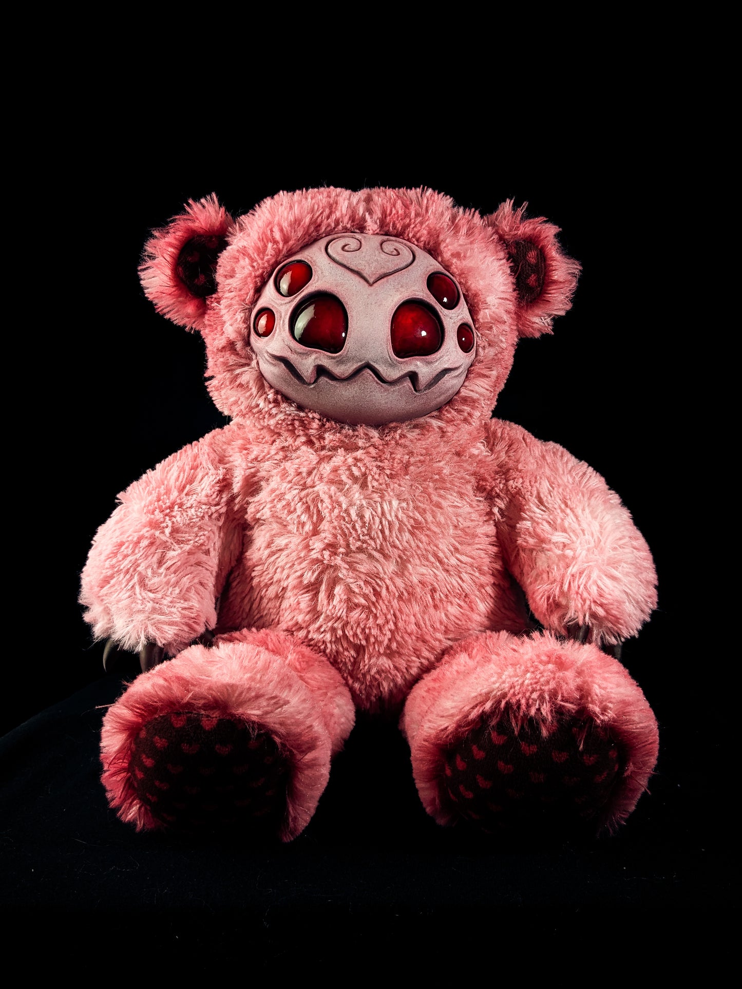 Sanguine Spinner: ARAKOBE - CRYPTCRITZ Handmade Plush Toy Art Doll for Art Enthusiasts