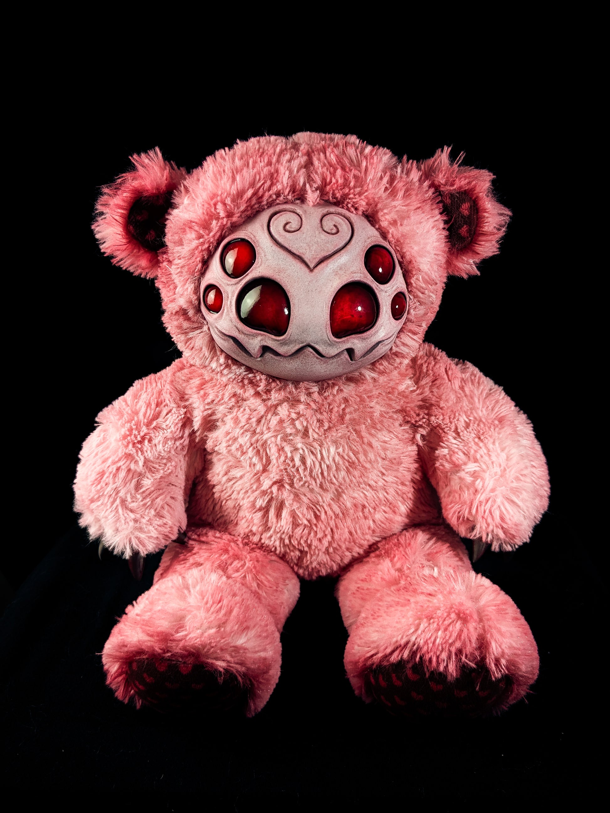 Sanguine Spinner: ARAKOBE - CRYPTCRITZ Handmade Plush Toy Art Doll for Art Enthusiasts