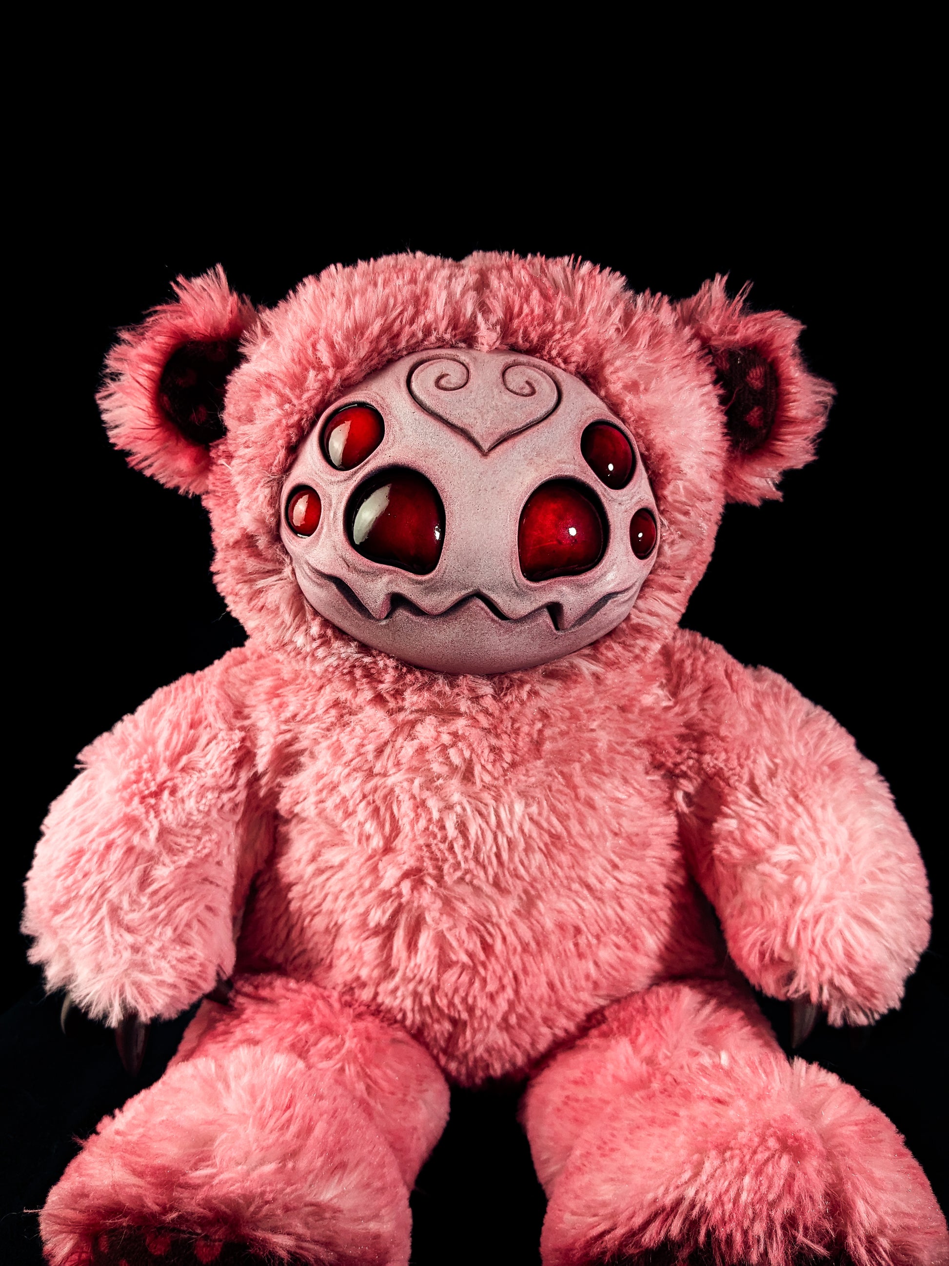 Sanguine Spinner: ARAKOBE - CRYPTCRITZ Handmade Plush Toy Art Doll for Art Enthusiasts