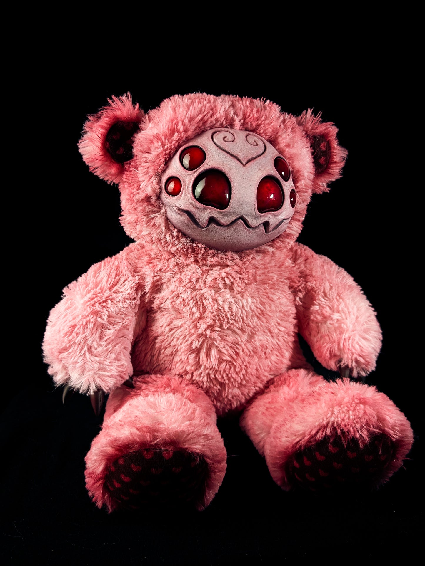 Sanguine Spinner: ARAKOBE - CRYPTCRITZ Handmade Plush Toy Art Doll for Art Enthusiasts