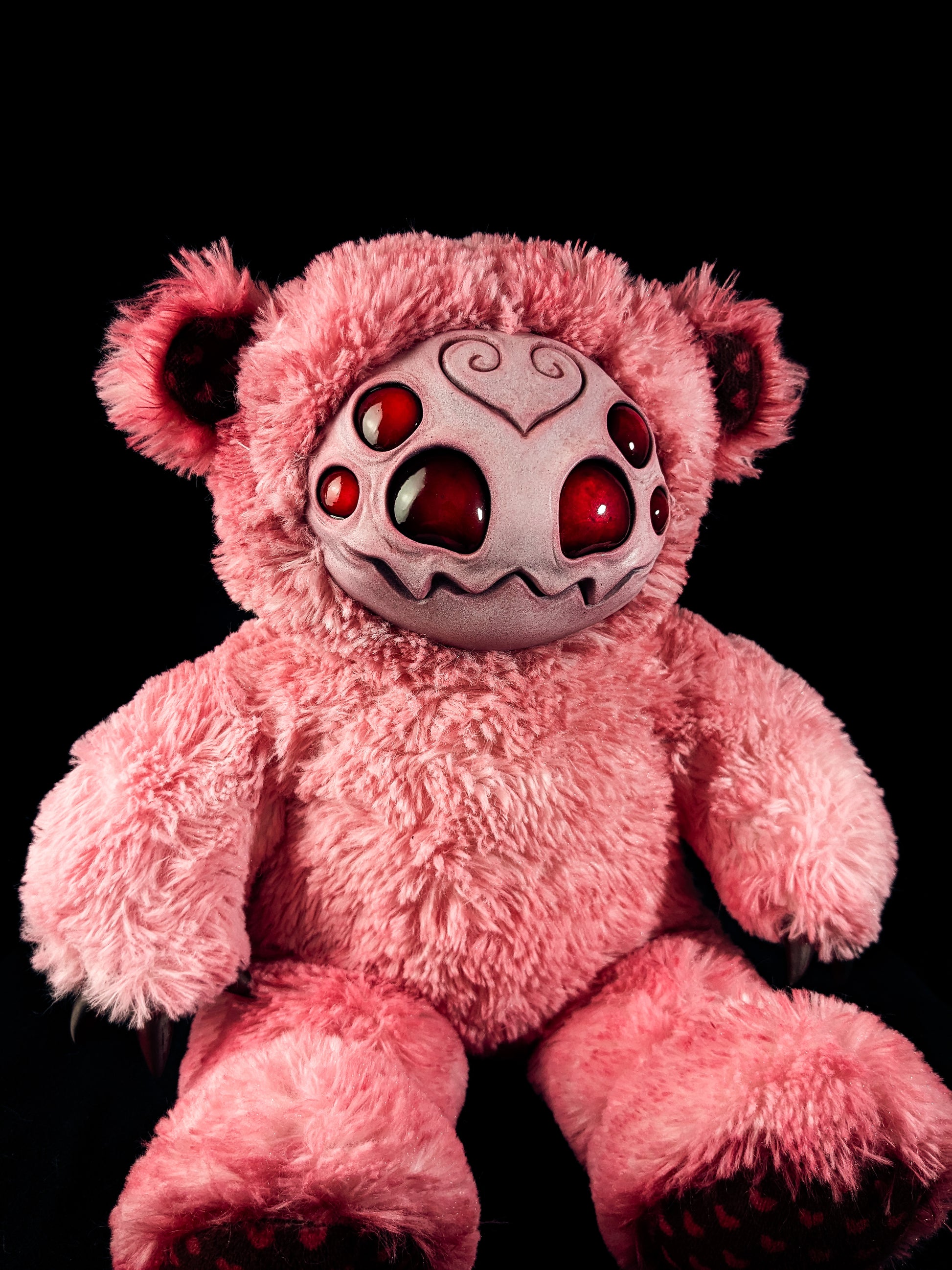 Sanguine Spinner: ARAKOBE - CRYPTCRITZ Handmade Plush Toy Art Doll for Art Enthusiasts